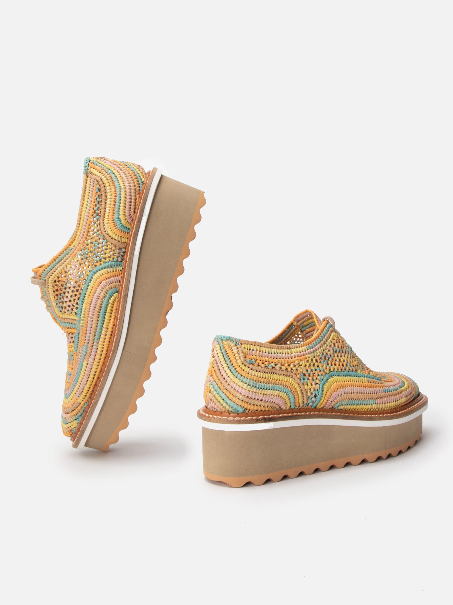 BASEL, pastel mix raffia