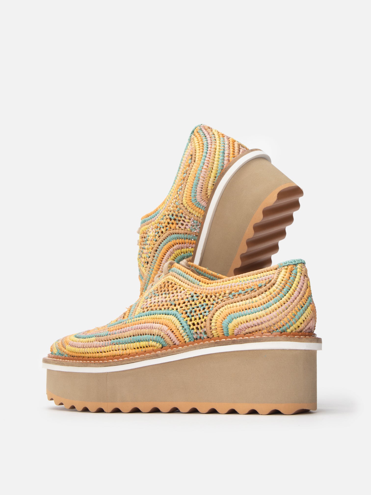 BASEL, pastel mix raffia