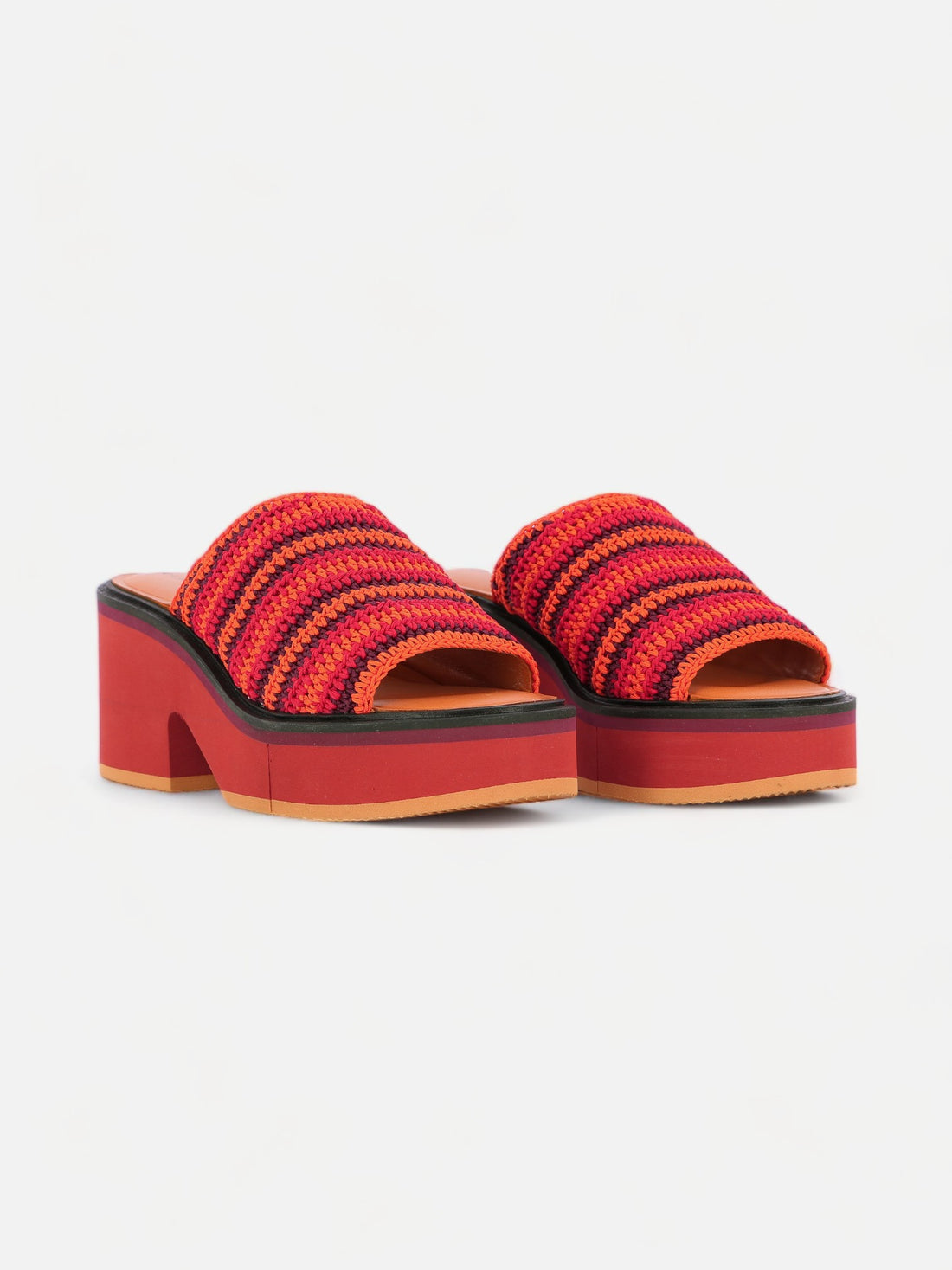 CARACO, crochet red