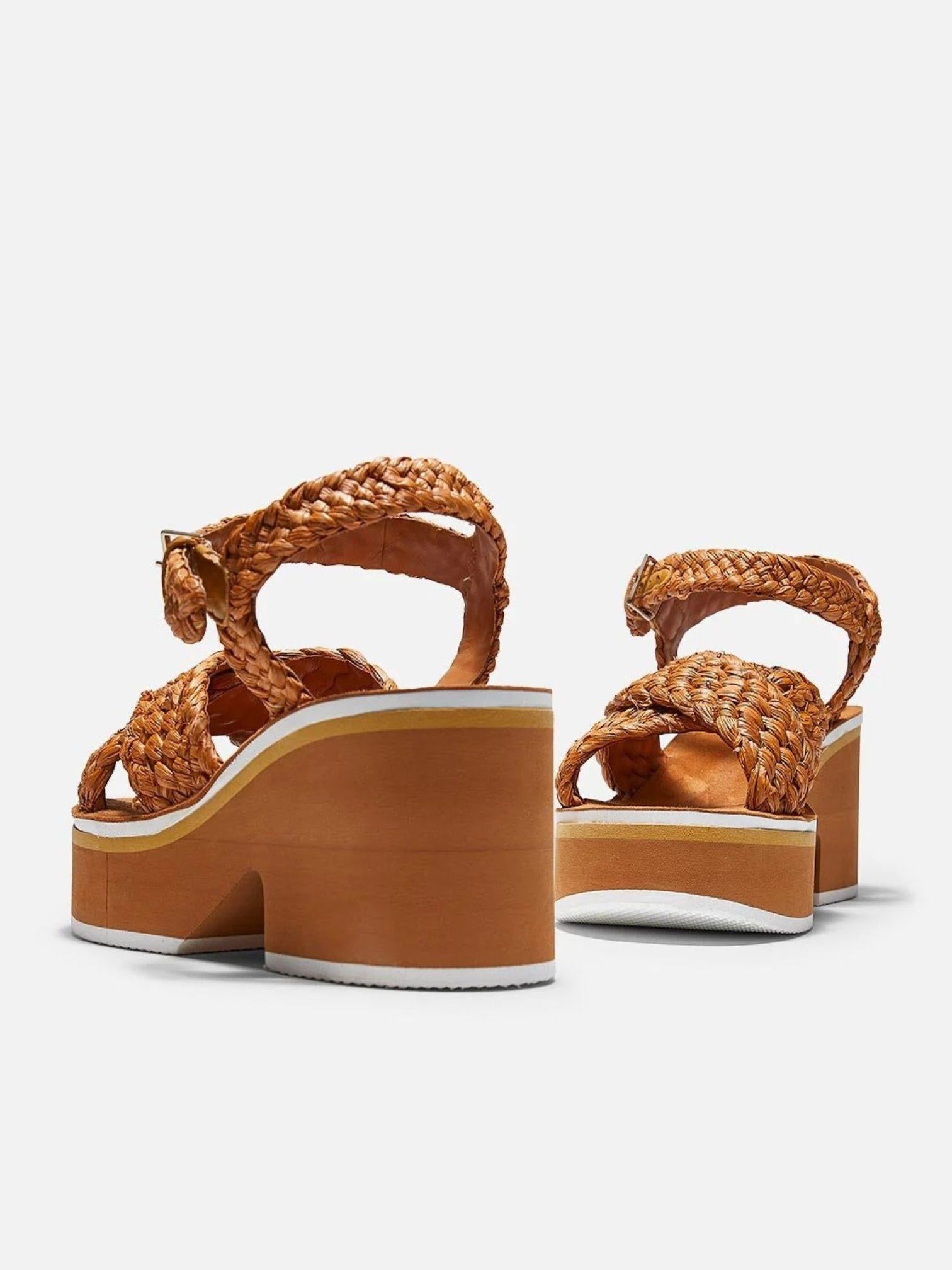 CHRISSY, raffia brown