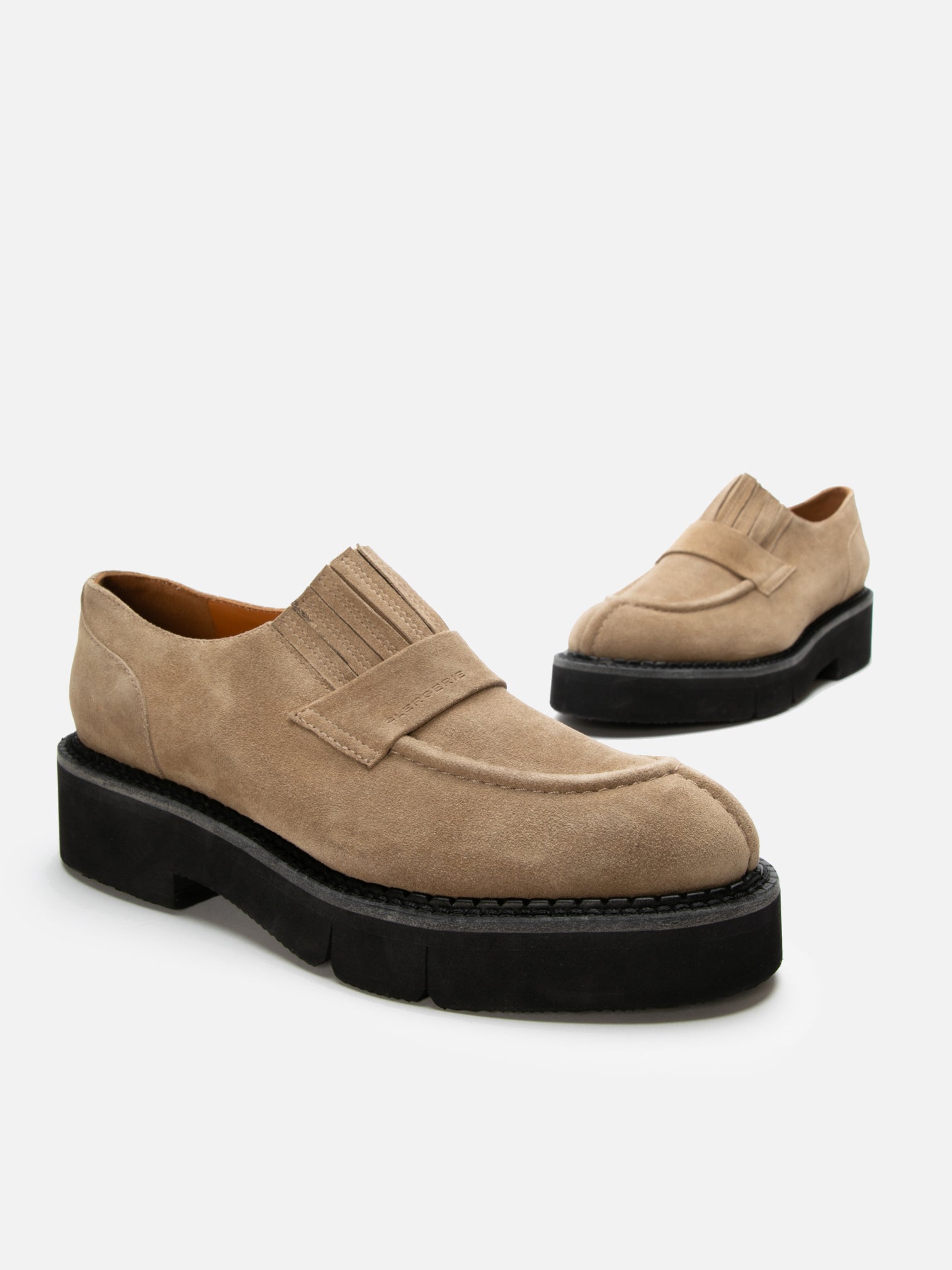 CLARK, suede gobi