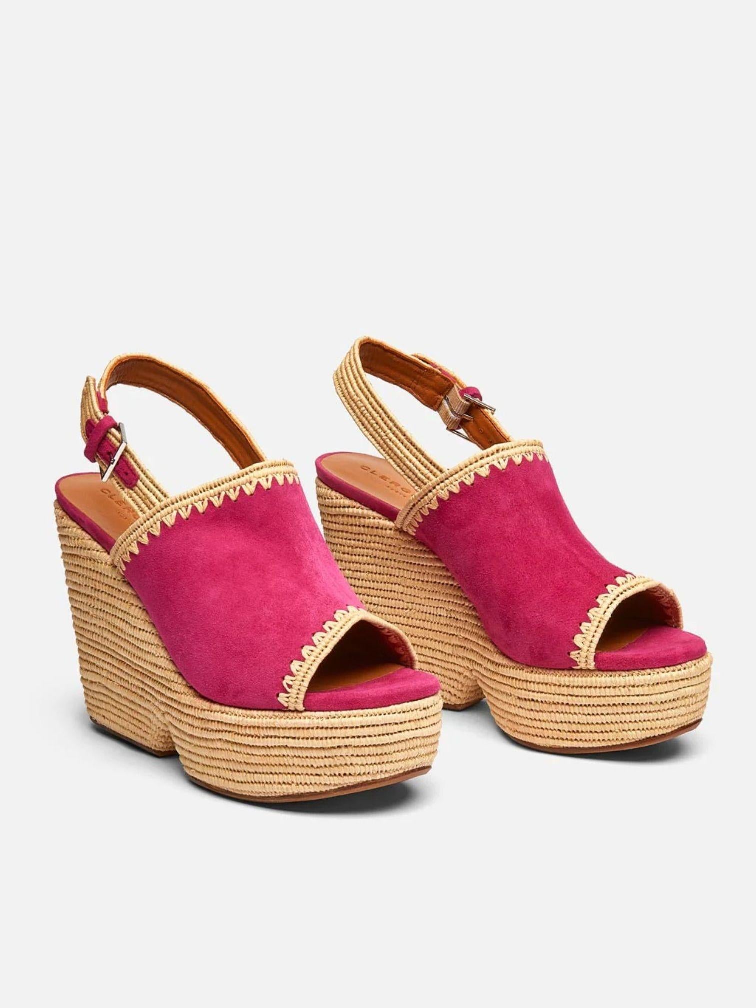 DAMYA, suede hibiscus