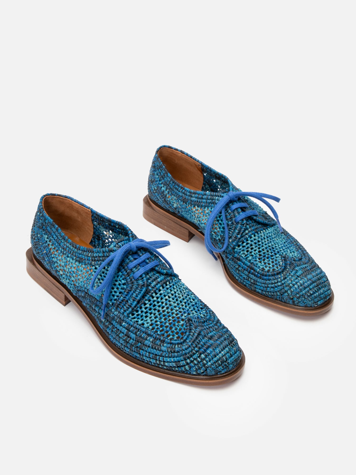 JAFIA, azure raffia