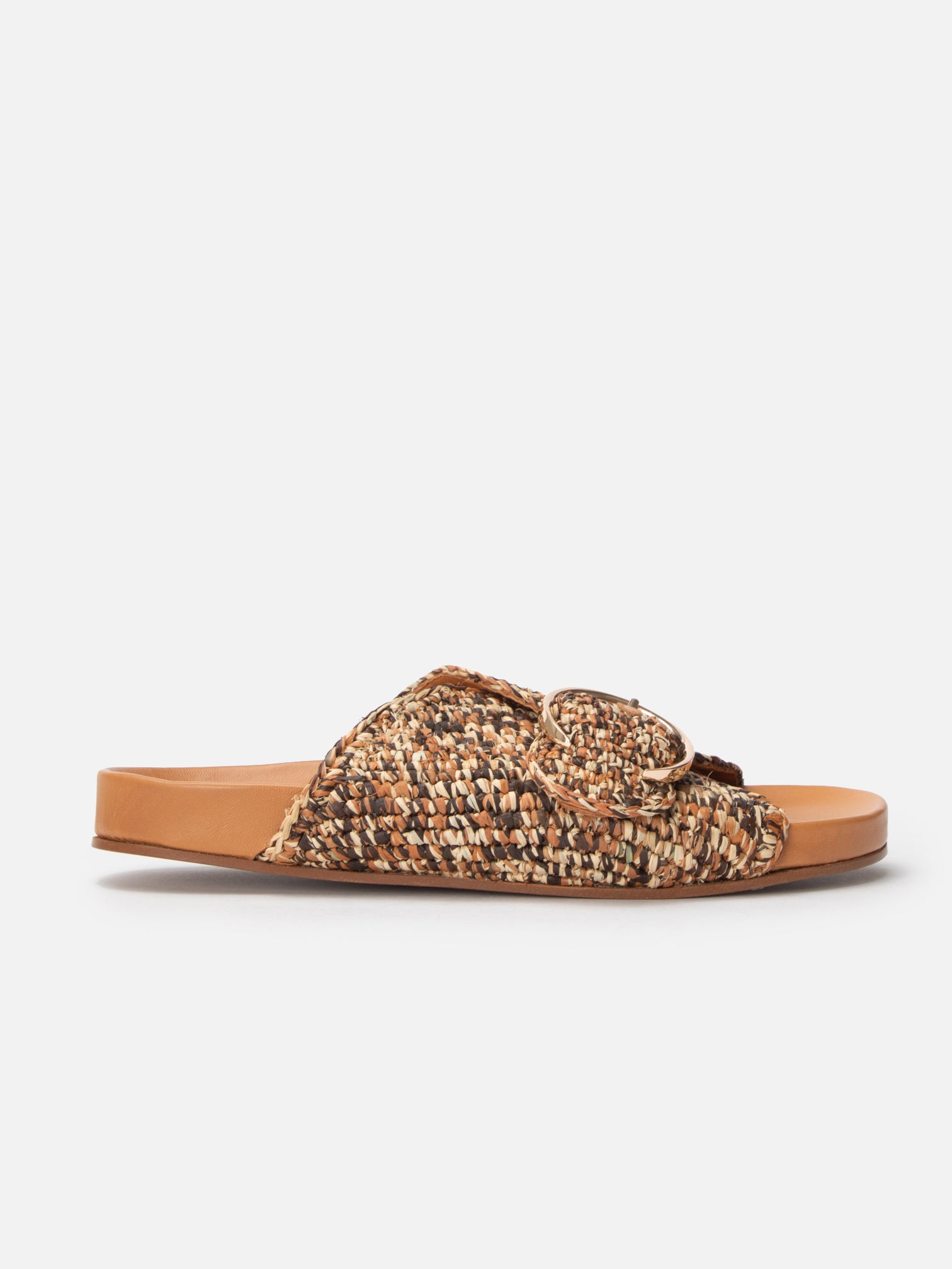 QUIRK, brown raffia