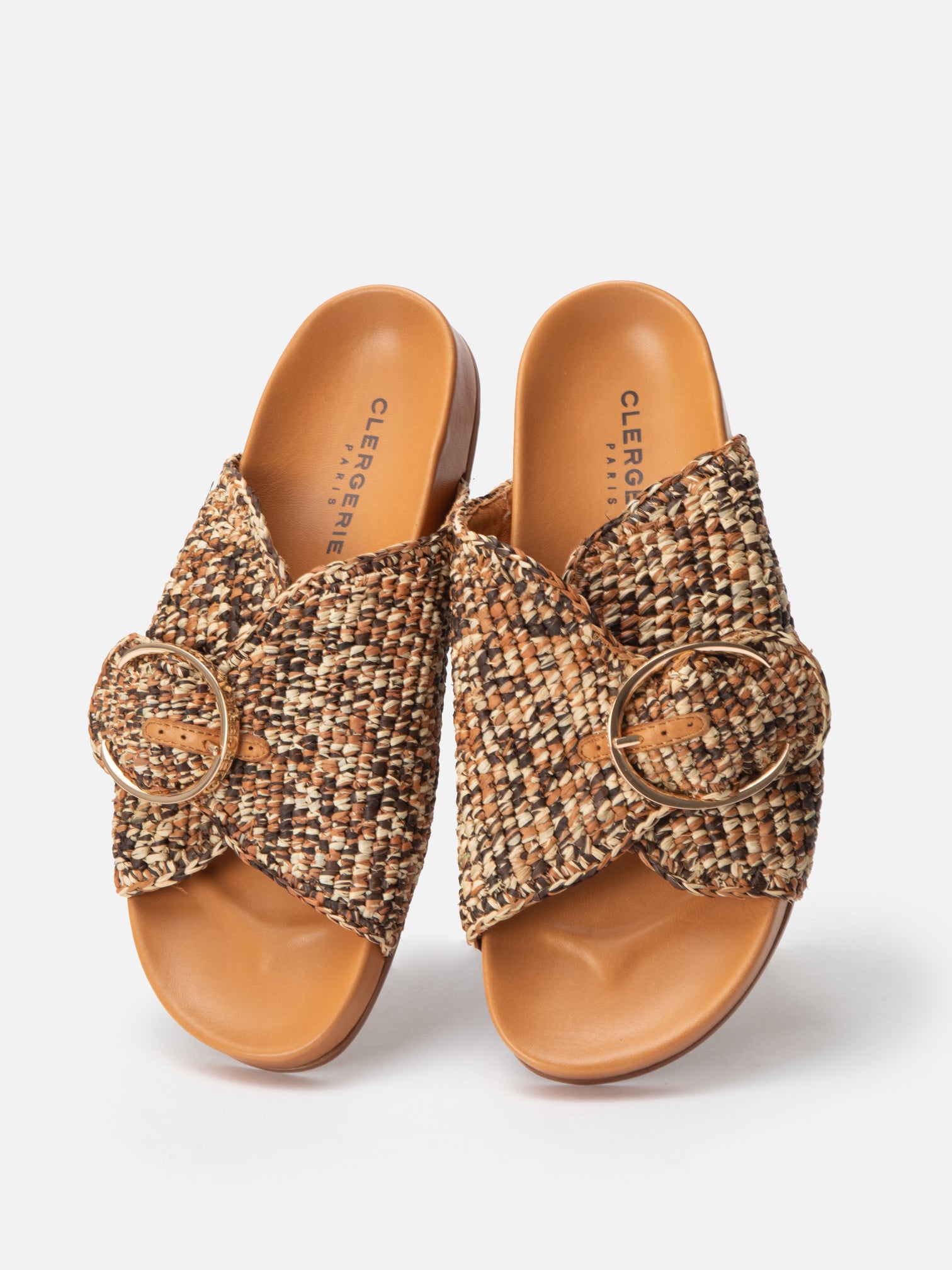 QUIRK, brown raffia