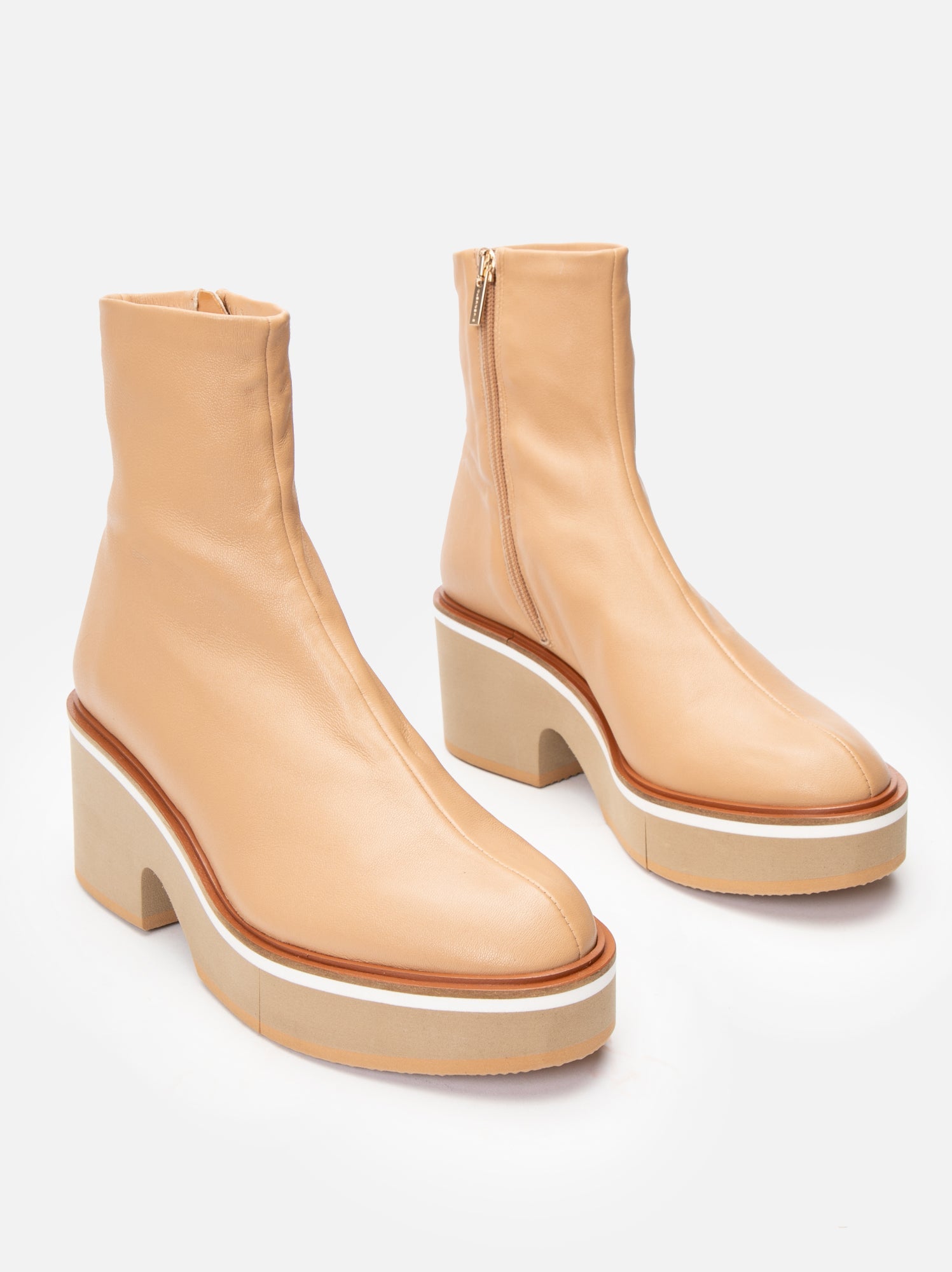 ANKLE BOOTS - ALBANE4, nude stretch - Clergerie Paris - USA