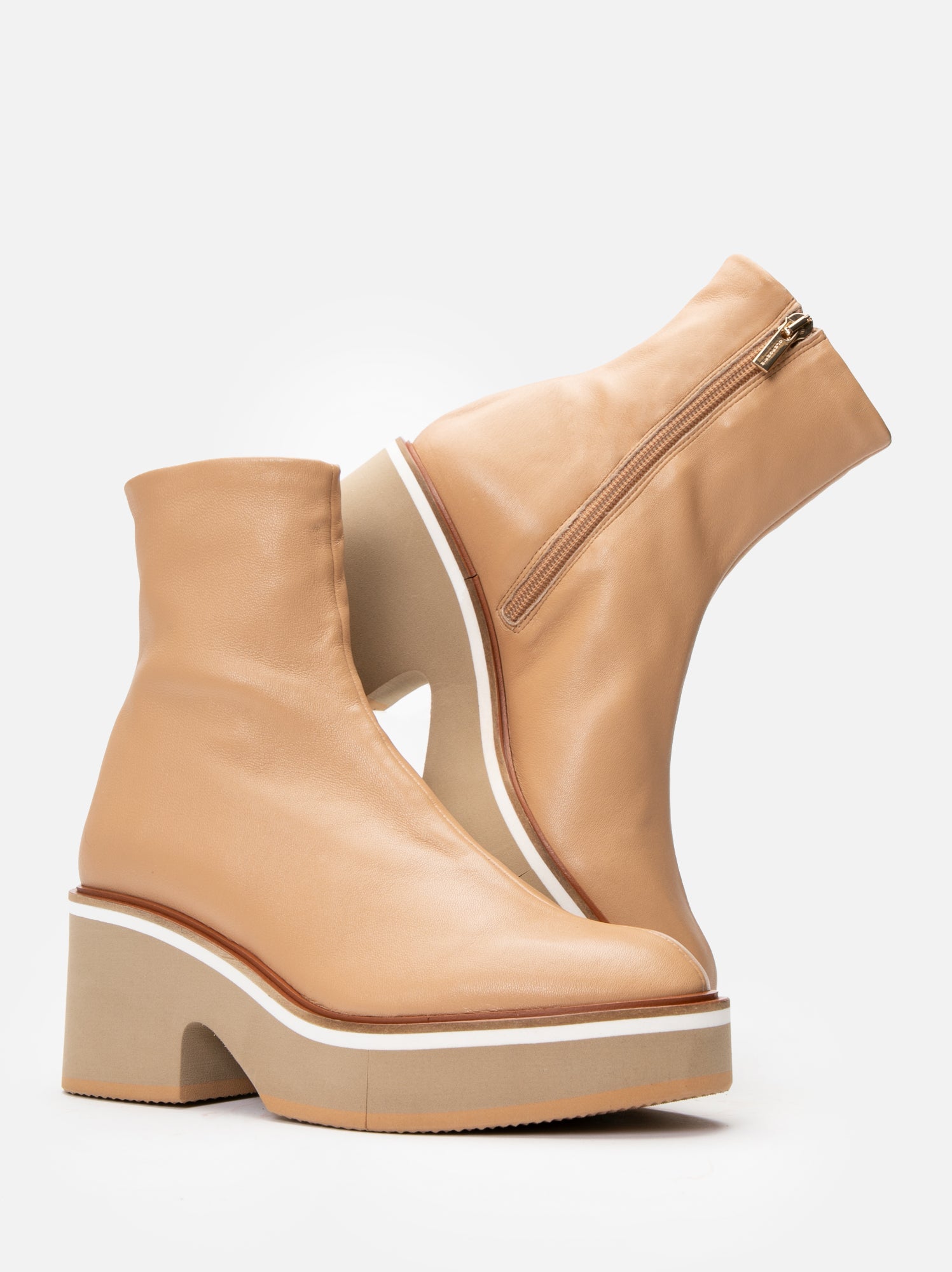 ANKLE BOOTS - ALBANE4, nude stretch - Clergerie Paris - USA