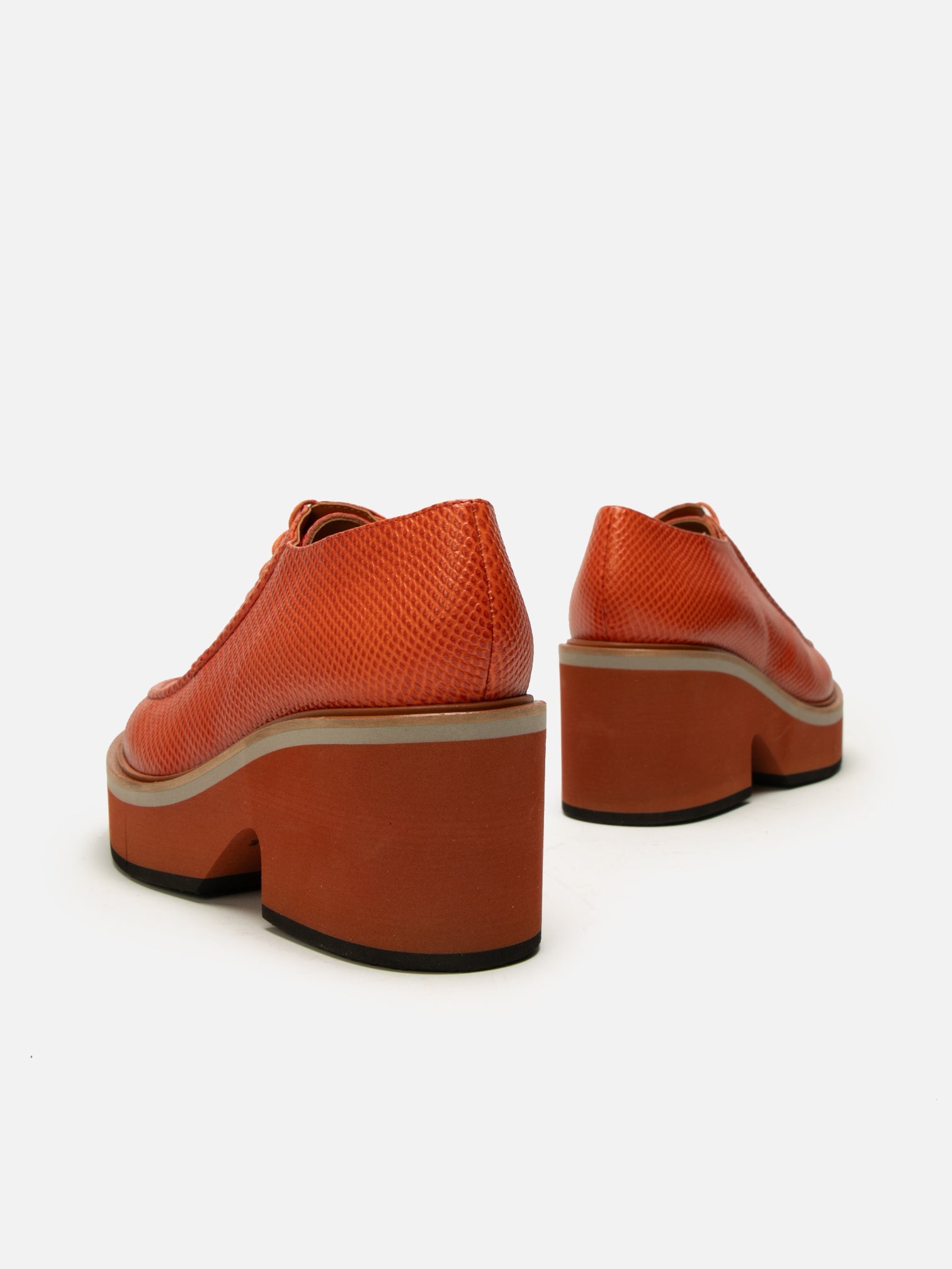 DERBIES - ANJA, snake - effect spice - Clergerie Paris - USA