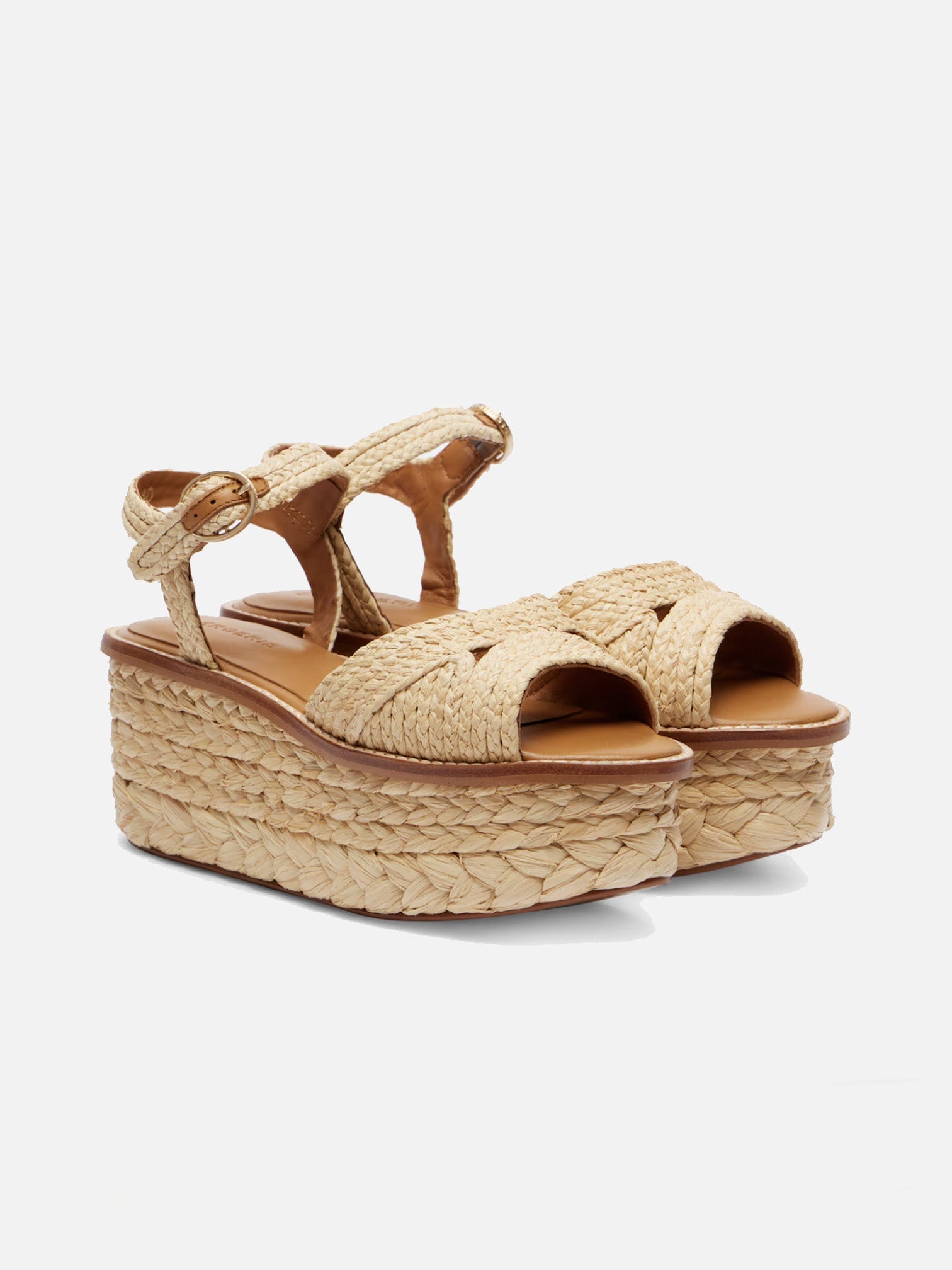 SANDALS - ARTY, natural raffia - Clergerie Paris - USA