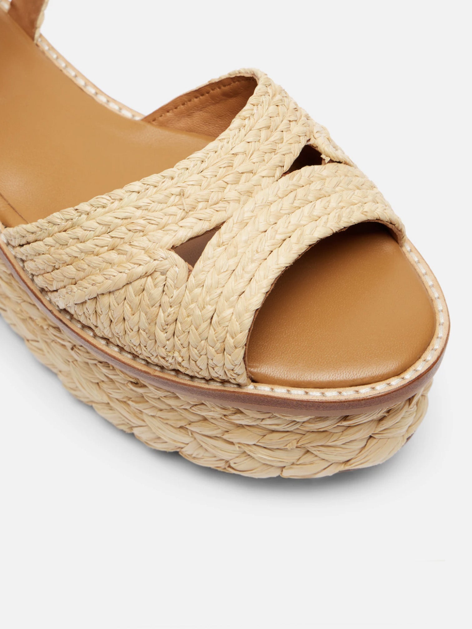 SANDALS - ARTY, natural raffia - Clergerie Paris - USA