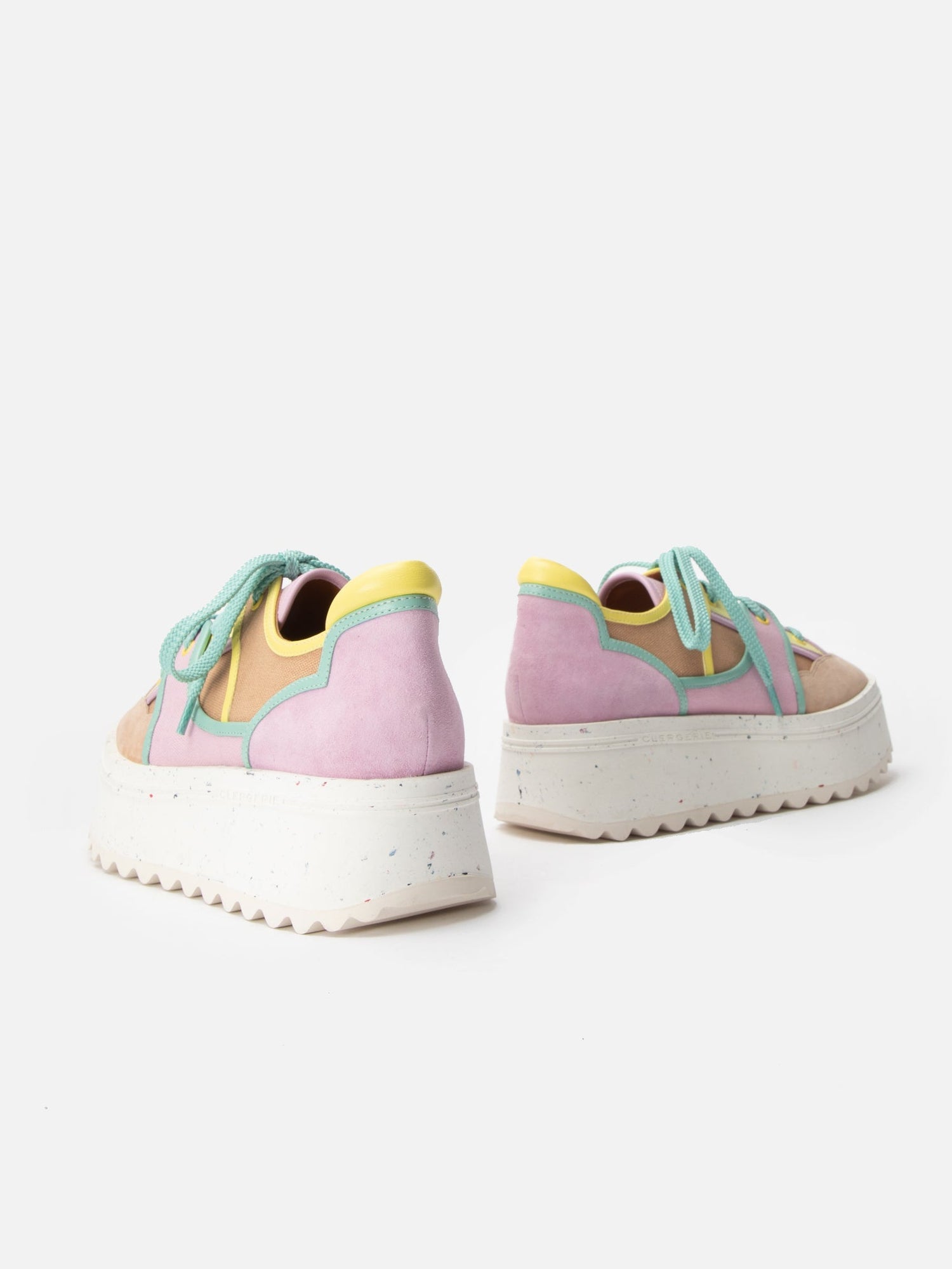 SNEAKERS - AURORA, nude suede - Clergerie Paris - USA