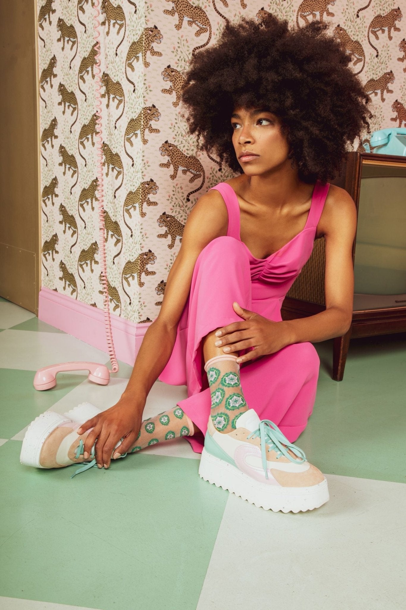 SNEAKERS - AWAKE, nude suede - Clergerie Paris - USA