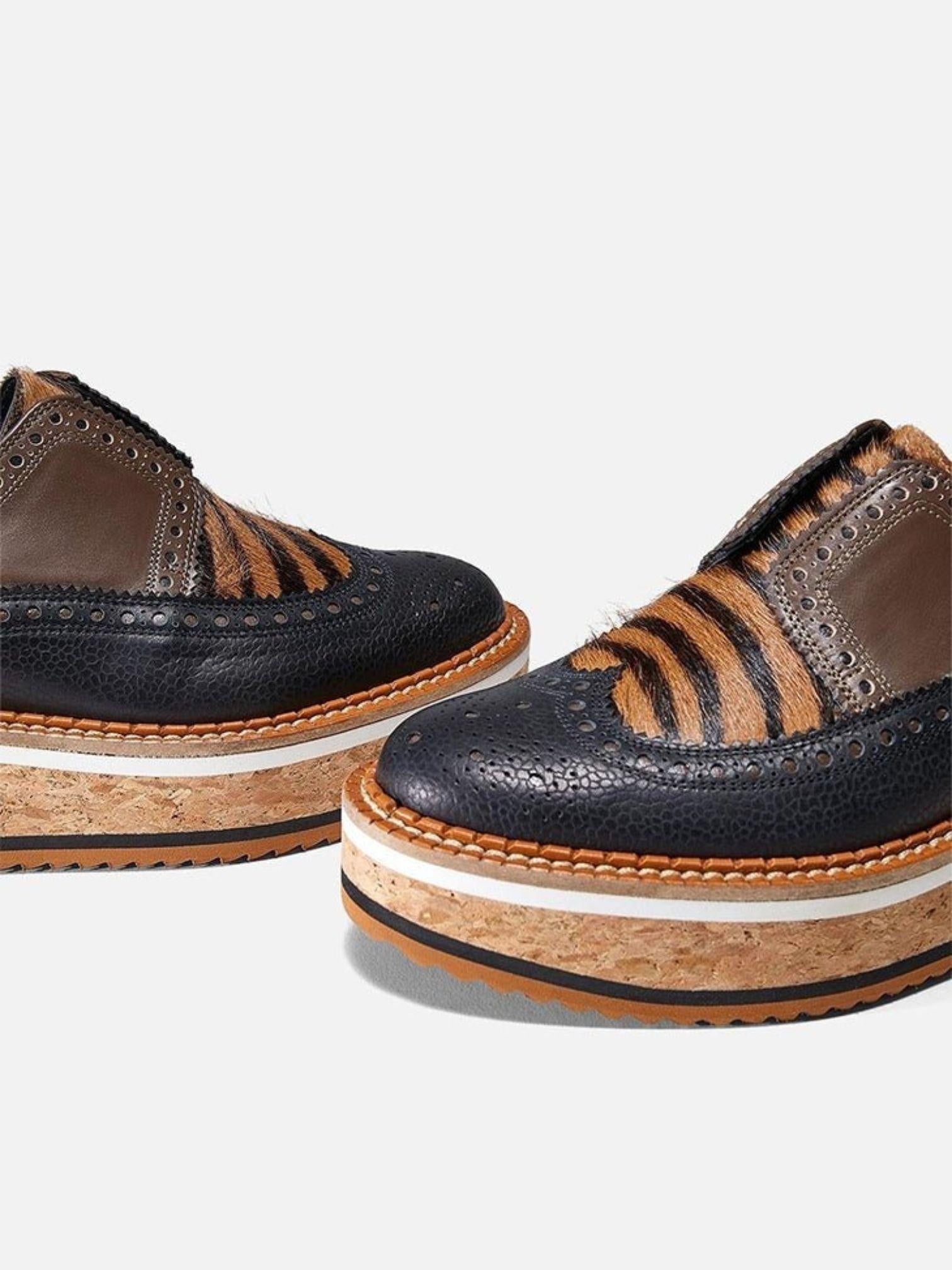 DERBIES - BECKA, black caviar - Clergerie Paris - USA