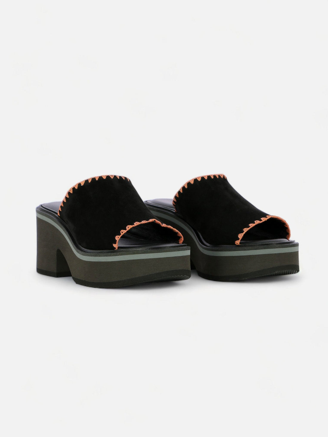 MULES - CESSY, suede black - Clergerie Paris - USA