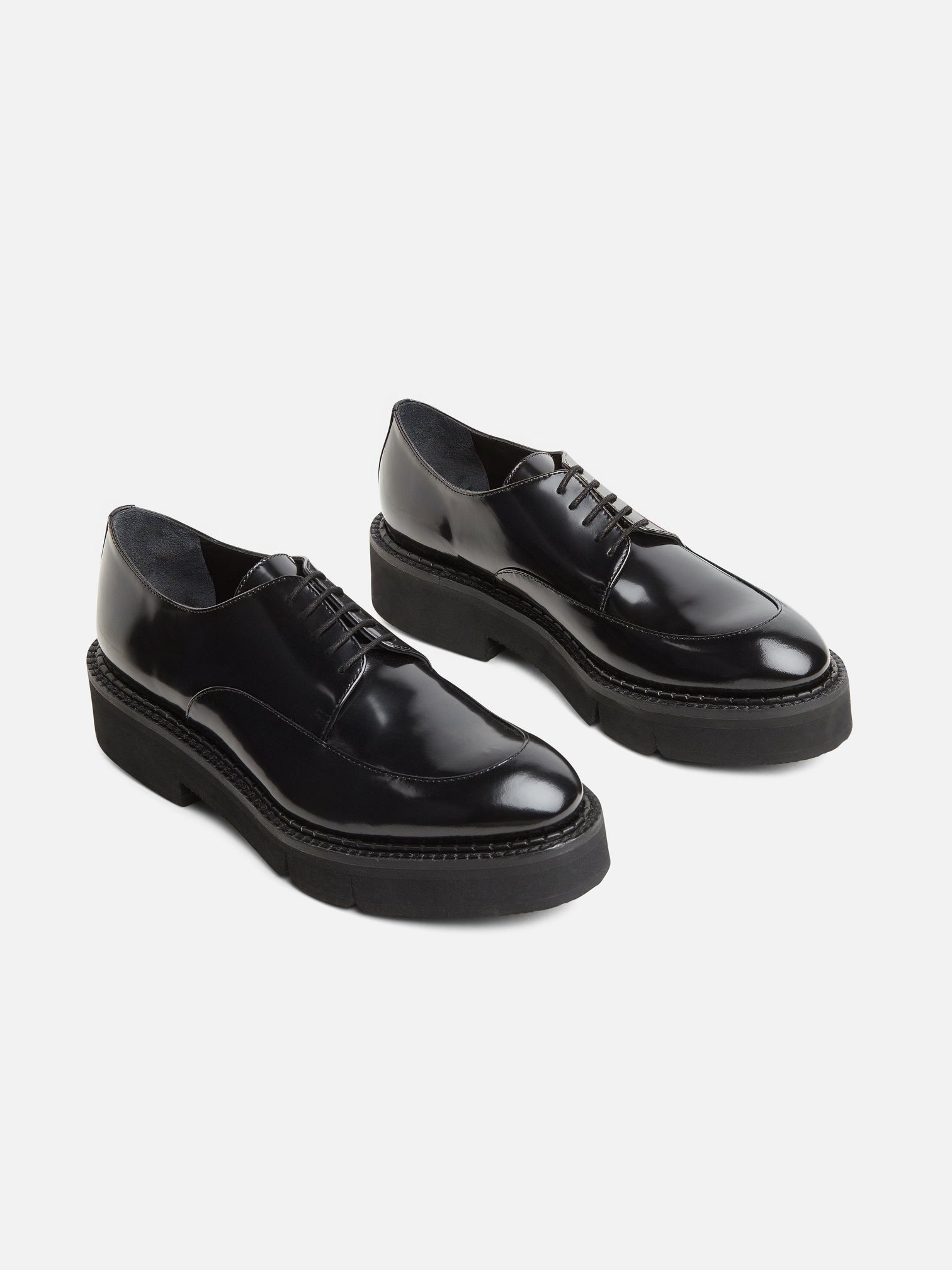 DERBIES - CLIVE, gloss black - Clergerie Paris - USA