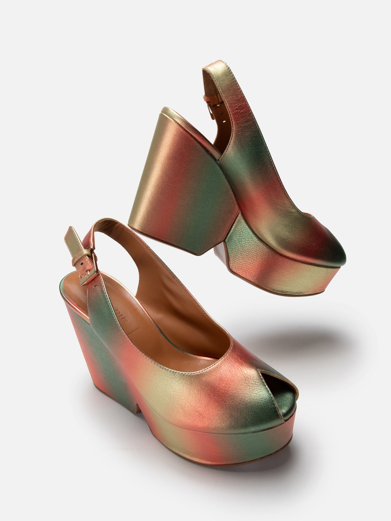 WEDGES - DYLAN4, rainbow bright - Clergerie Paris - USA