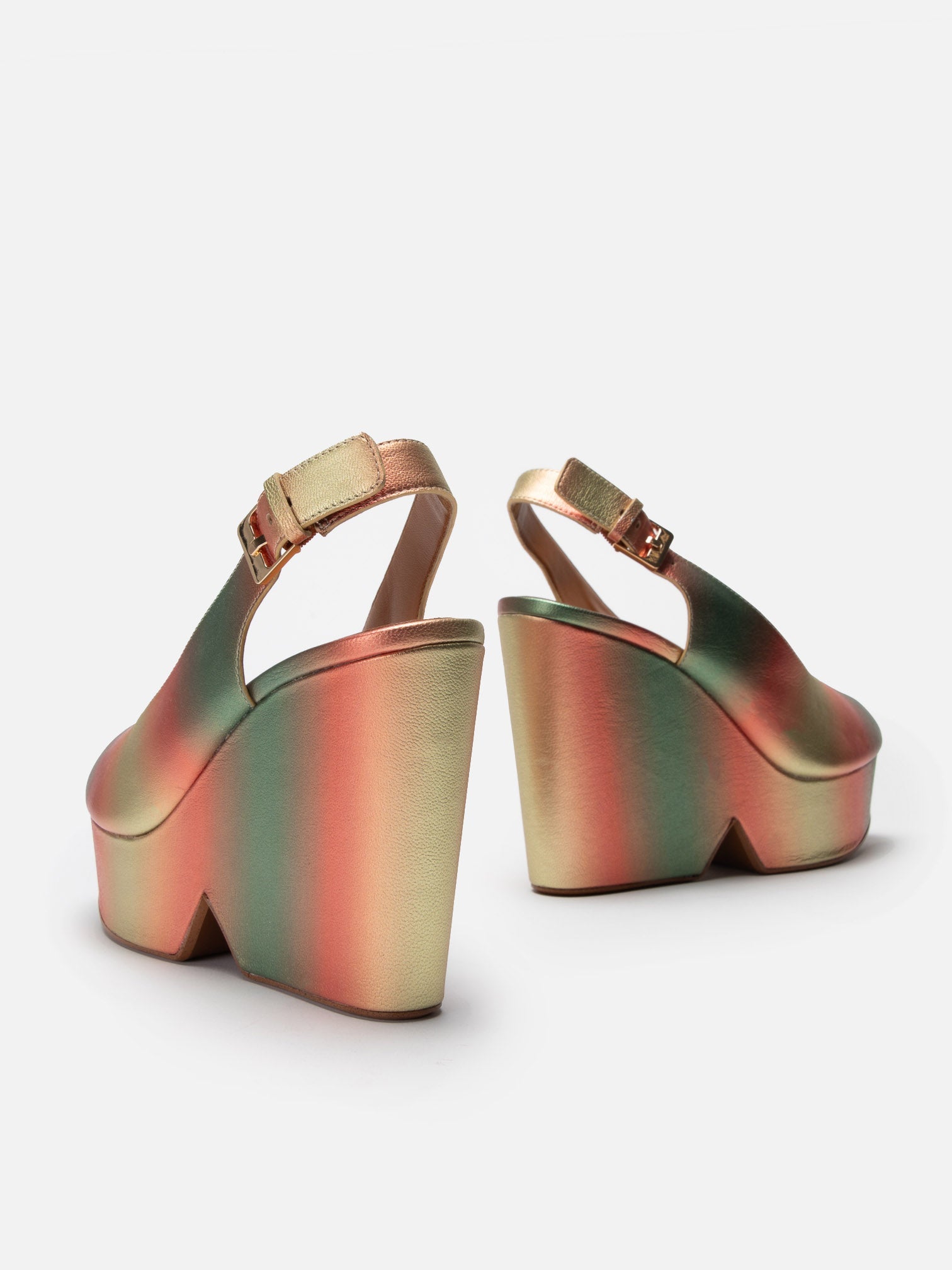 WEDGES - DYLAN4, rainbow bright - Clergerie Paris - USA