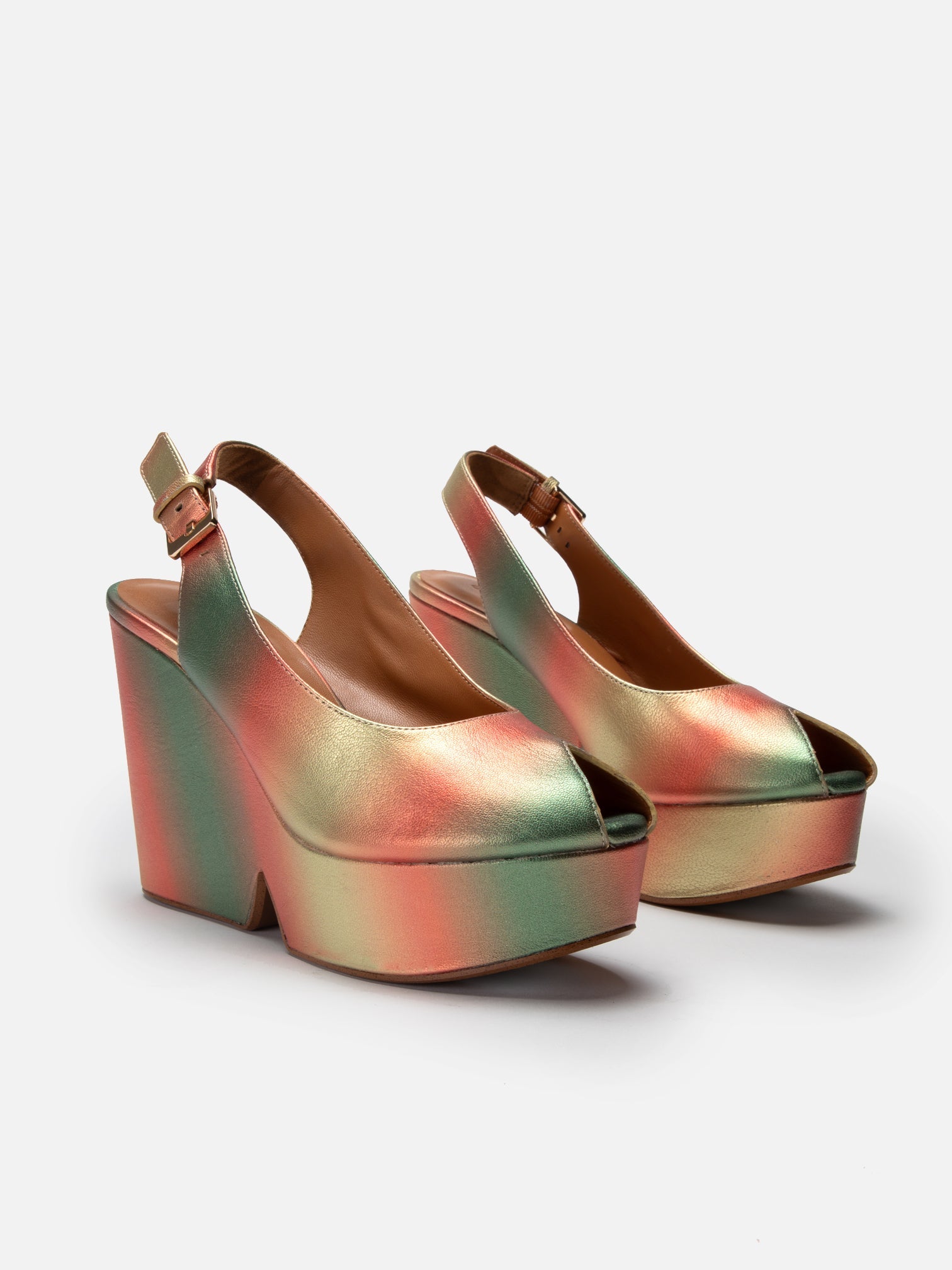 WEDGES - DYLAN4, rainbow bright - Clergerie Paris - USA