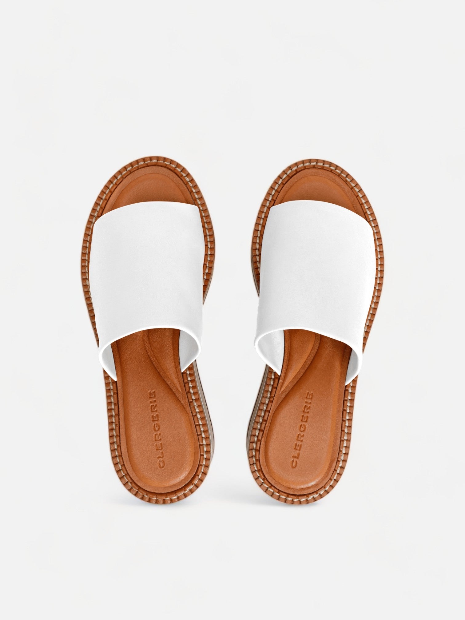 MULES - FAST, white - Clergerie Paris - USA