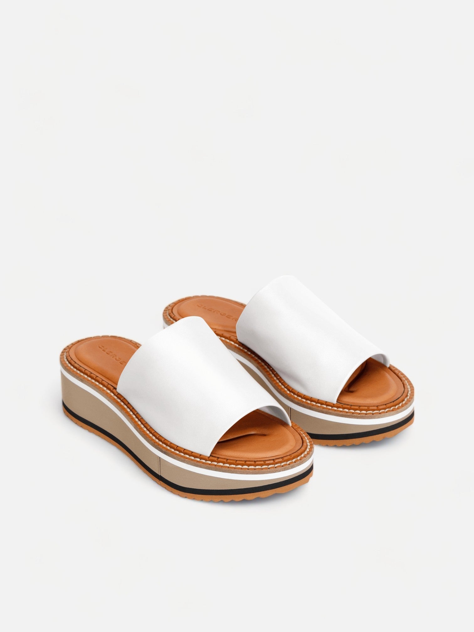 MULES - FAST, white - Clergerie Paris - USA