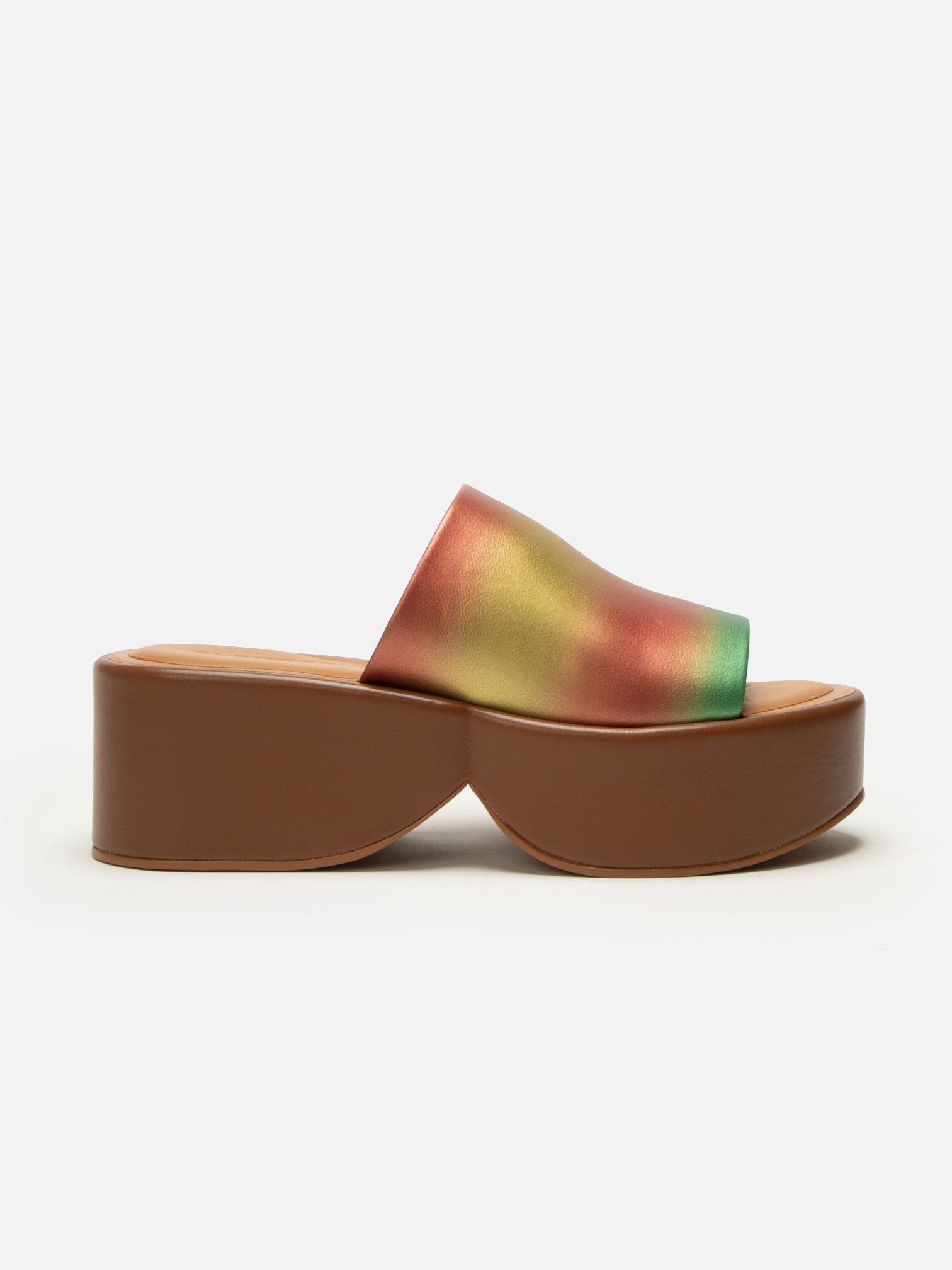 MULES - FIRST, bright rainbow - Clergerie Paris - USA