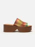 MULES - FIRST, bright rainbow - Clergerie Paris - USA