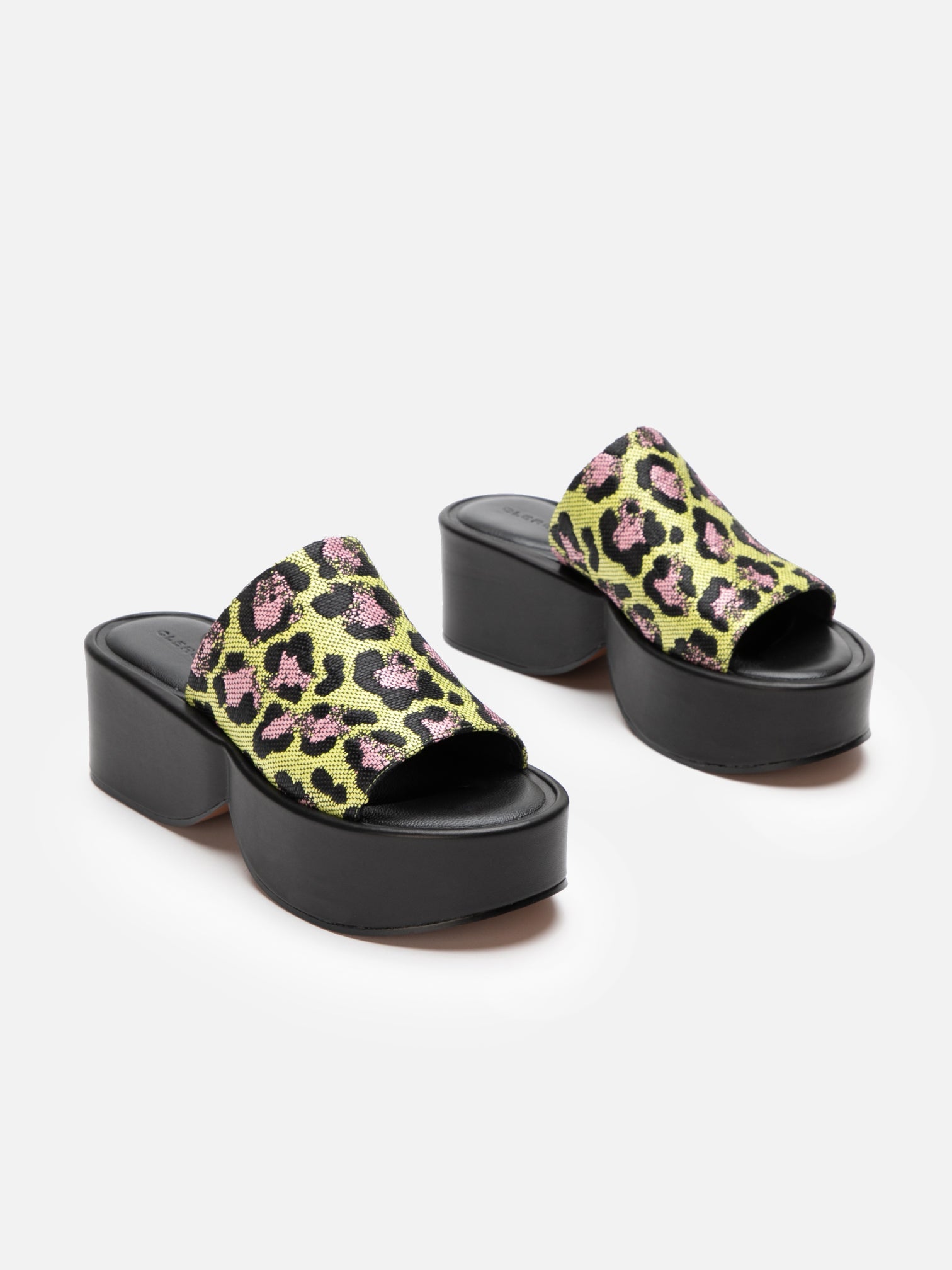 MULES - FIRST, lemon leopard - Clergerie Paris - USA