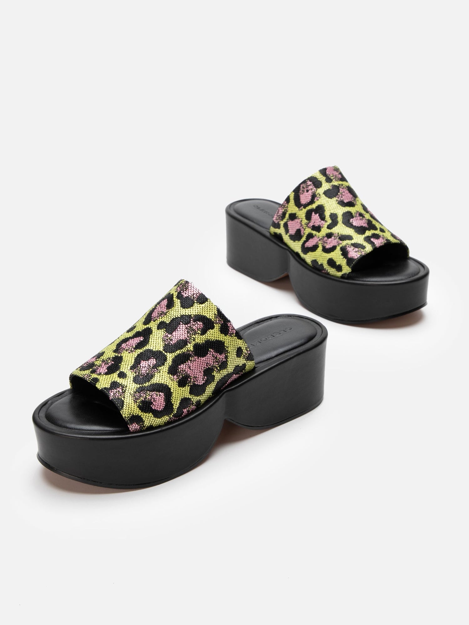MULES - FIRST, lemon leopard - Clergerie Paris - USA
