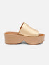 MULES - FIRST, nude snake effect - Clergerie Paris - USA