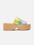 MULES - FIRST, pastel rainbow - Clergerie Paris - USA
