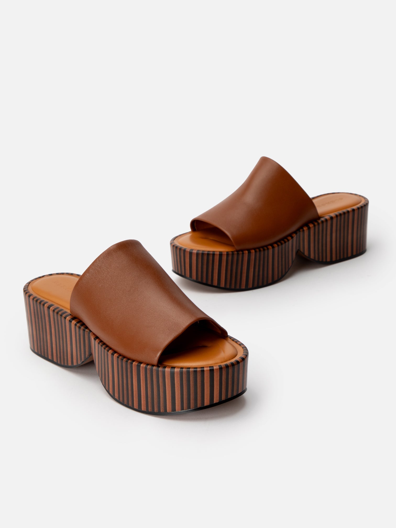 MULES - FIRSTA, brown - Clergerie Paris - USA