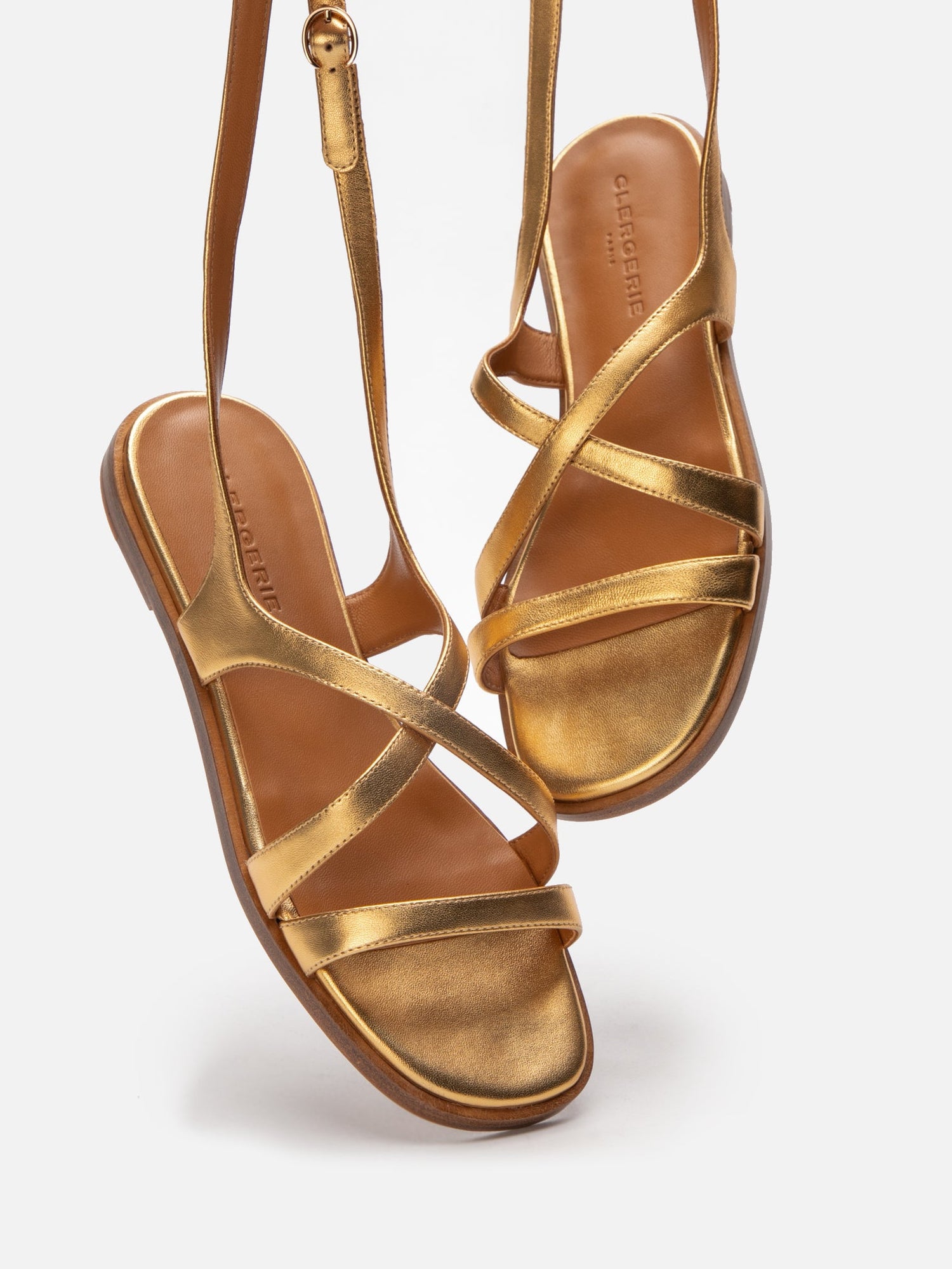 SANDALS - ILUVIA, golden metallic - Clergerie Paris - USA