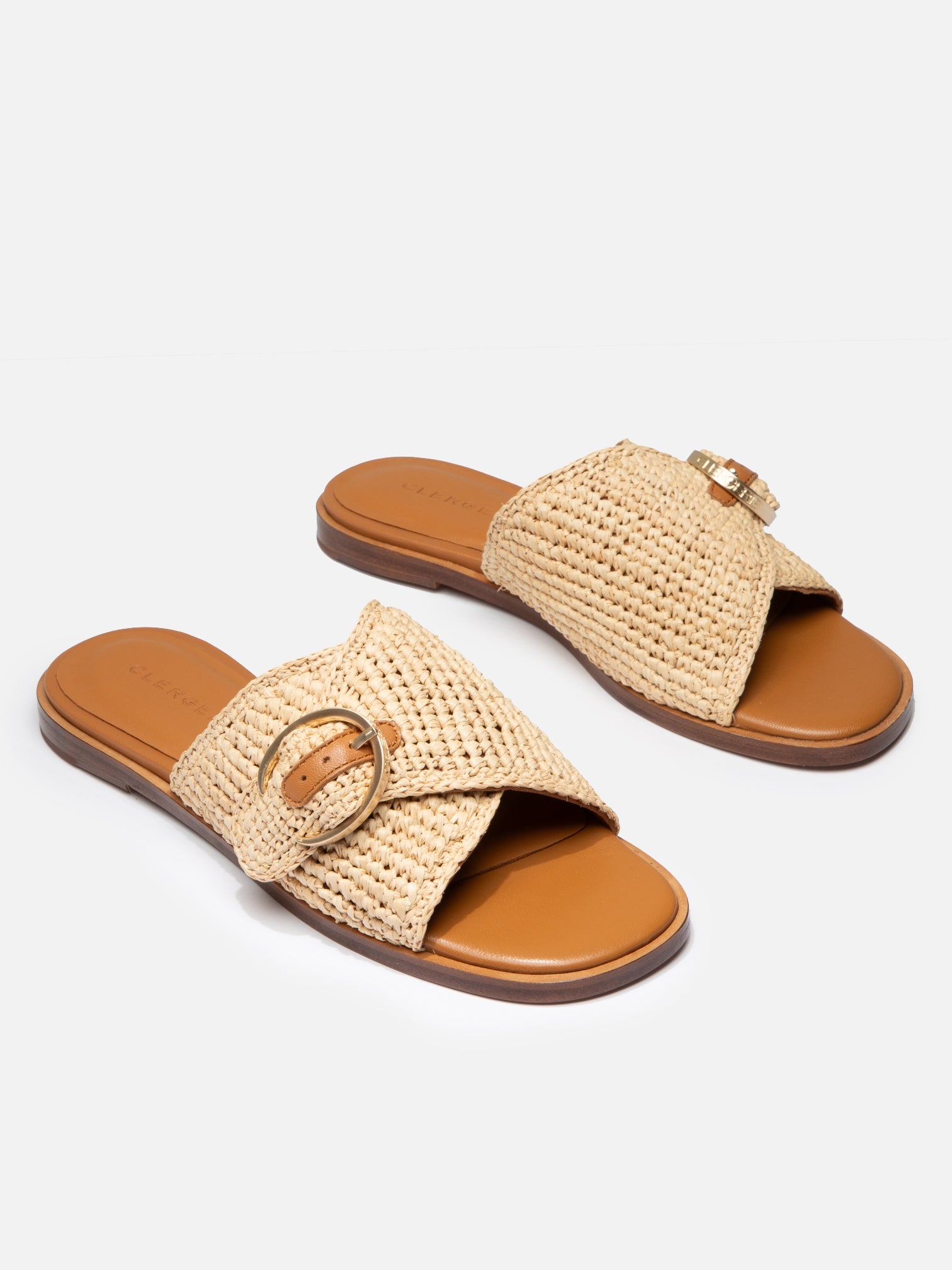SANDALS - IRME, natural raffia - Clergerie Paris - USA