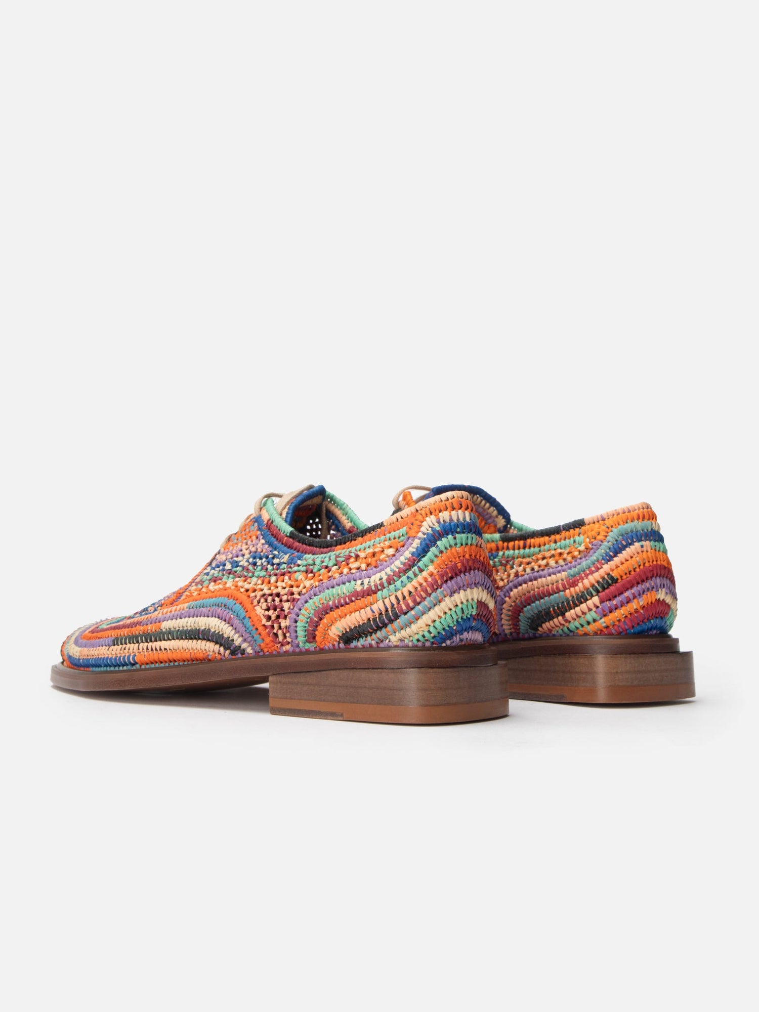 DERBIES - JAFIA, bright raffia - Clergerie Paris - USA