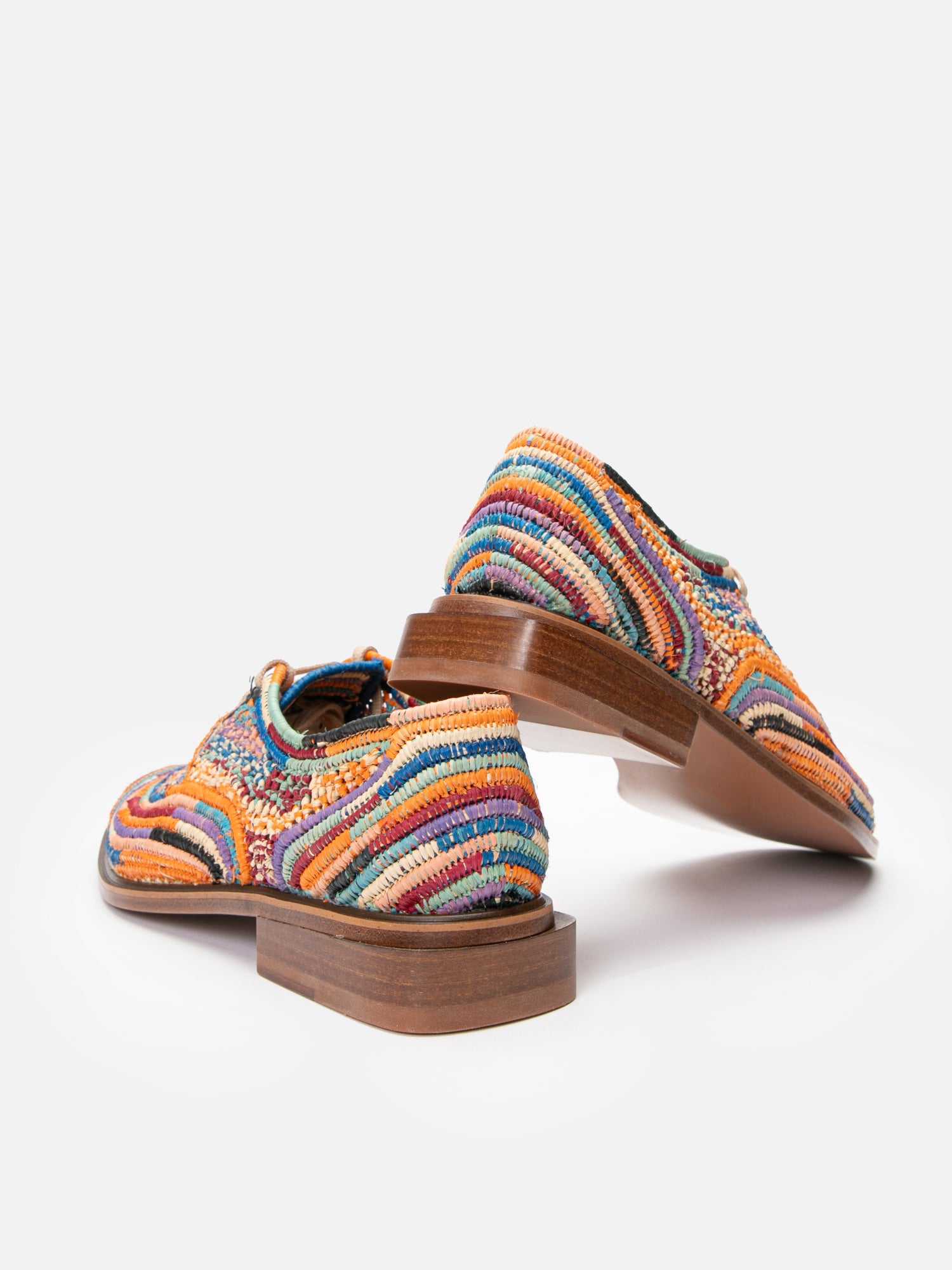 DERBIES - JAFIA, bright raffia - Clergerie Paris - USA