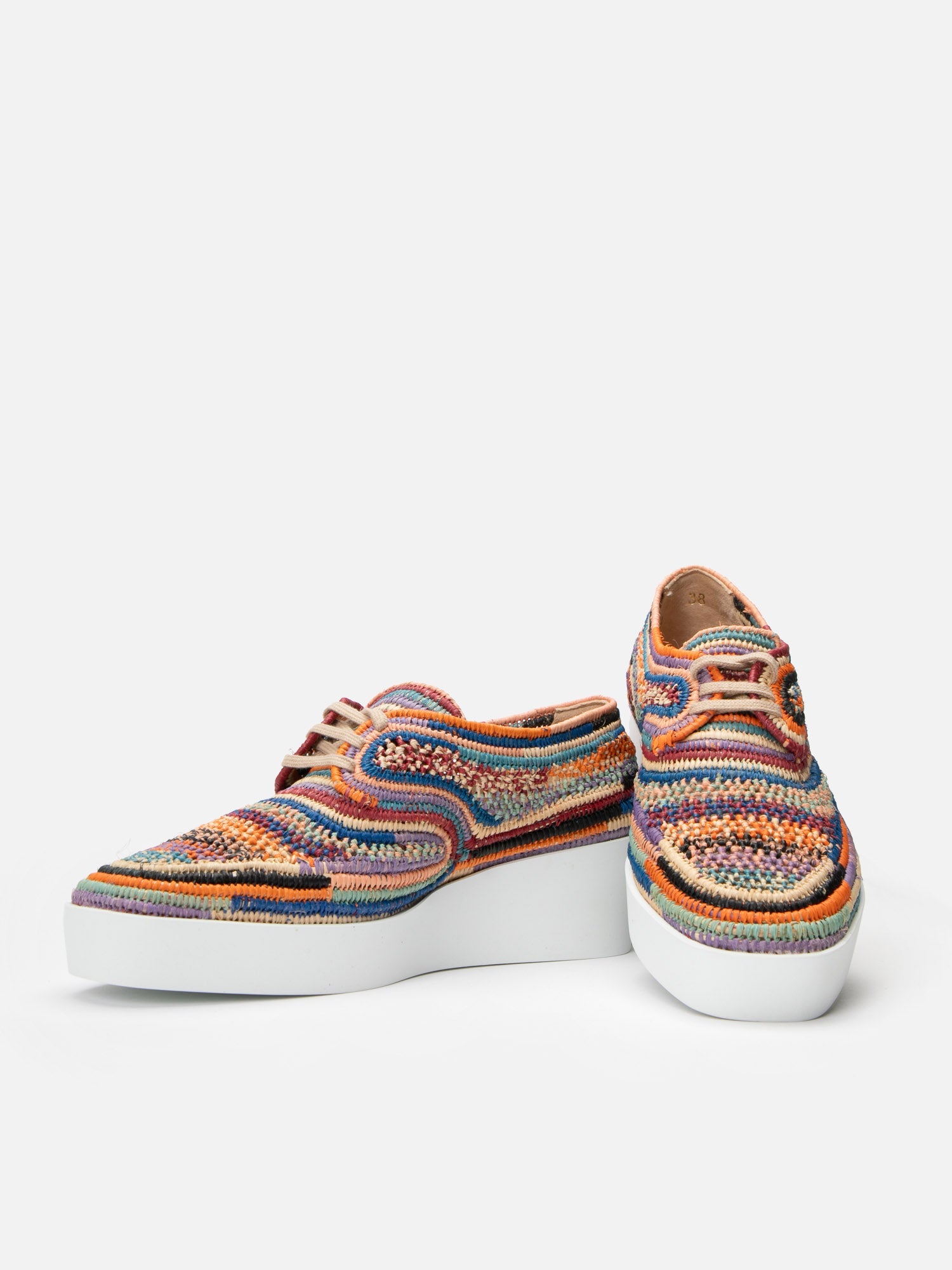 DERBIES - LISA4, bright raffia - Clergerie Paris - USA