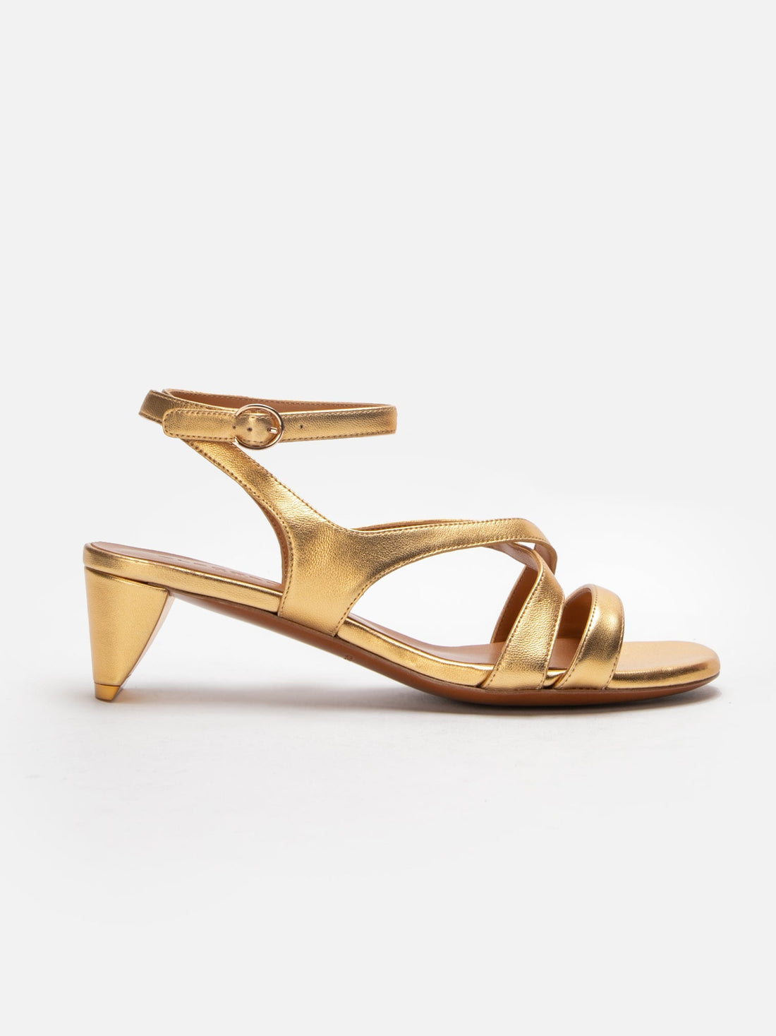 SANDALS - LOLITA, golden metallic - Clergerie Paris - USA