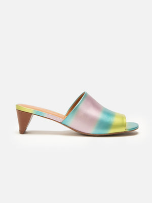 MULES - LUX, pastel rainbow - Clergerie Paris - USA