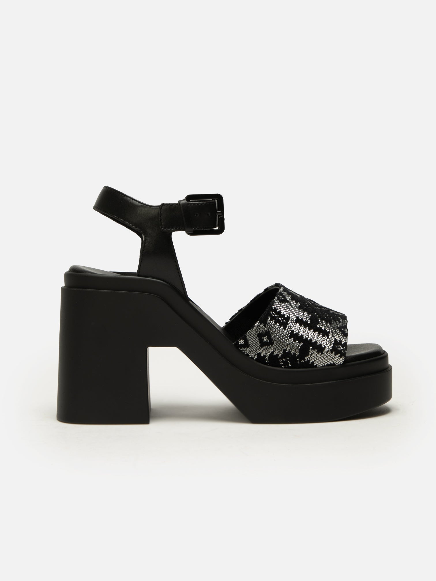 SANDALS - NELIO, fabric black - Clergerie Paris - USA