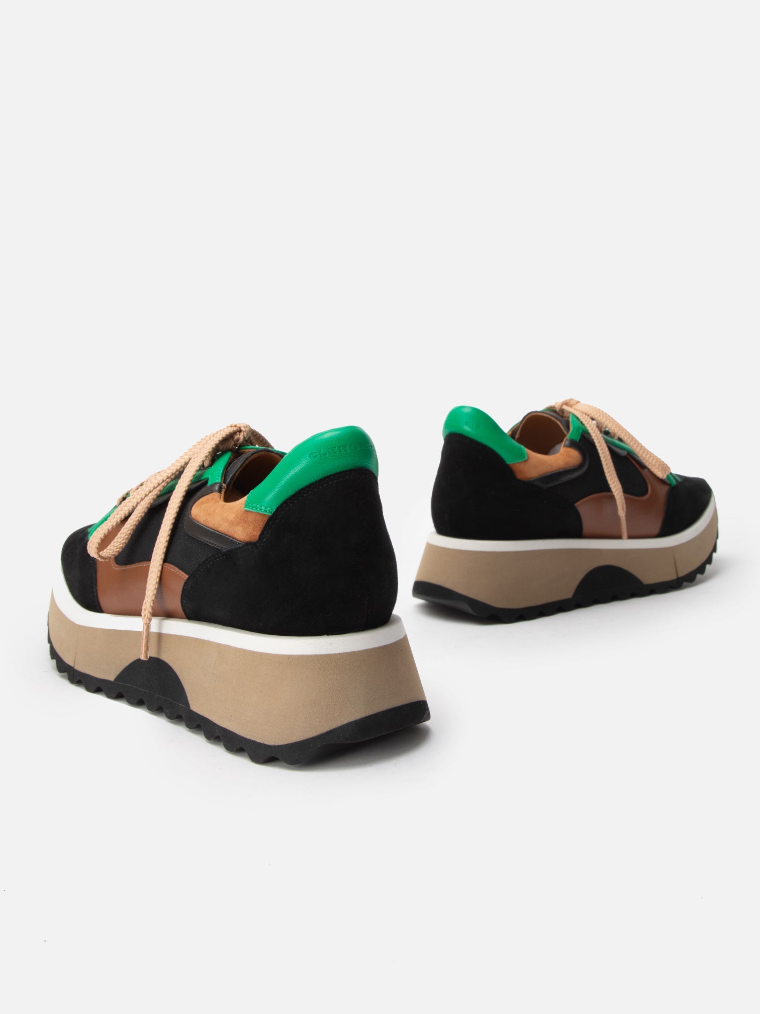 SNEAKERS - OVER, suede black - Clergerie Paris - USA