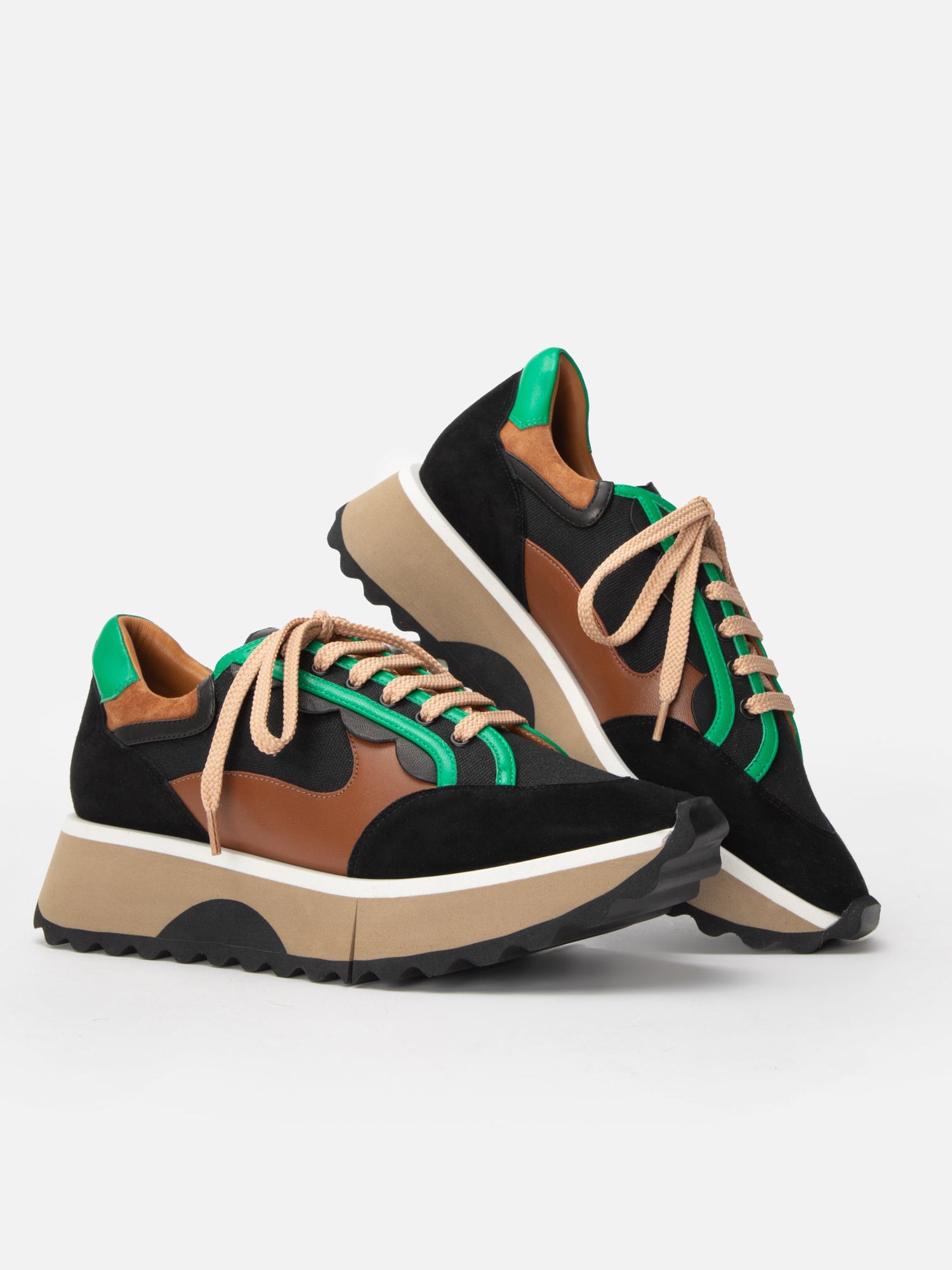 SNEAKERS - OVER, suede black - Clergerie Paris - USA