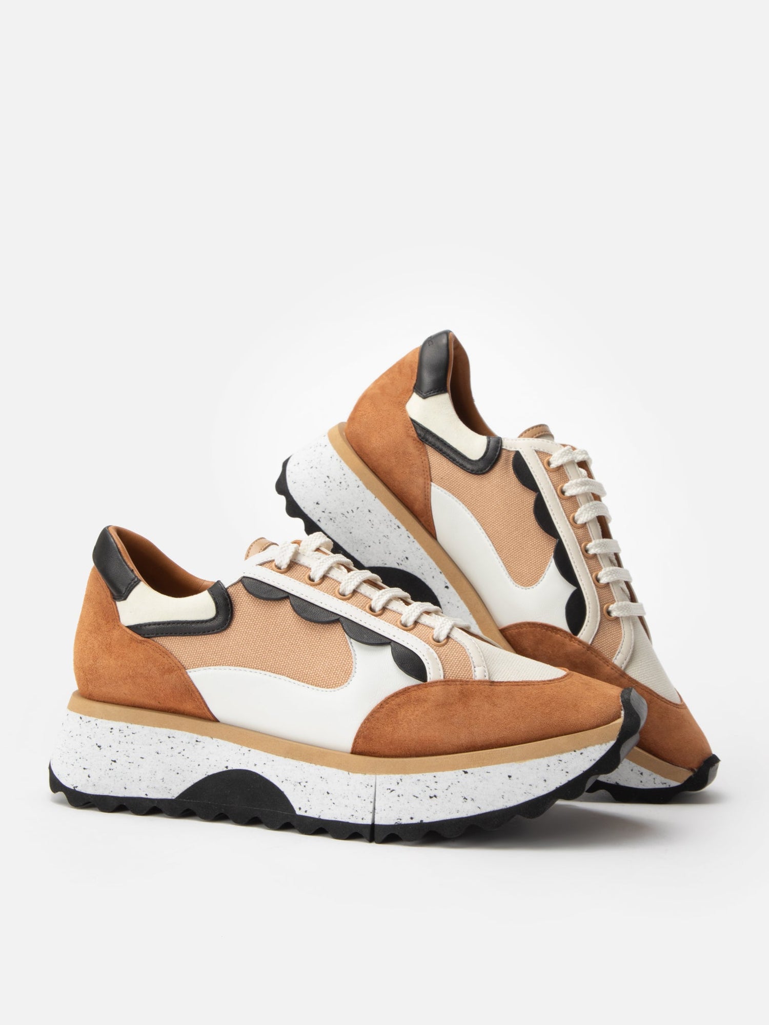 SNEAKERS - OVER, suede brown - Clergerie Paris - USA