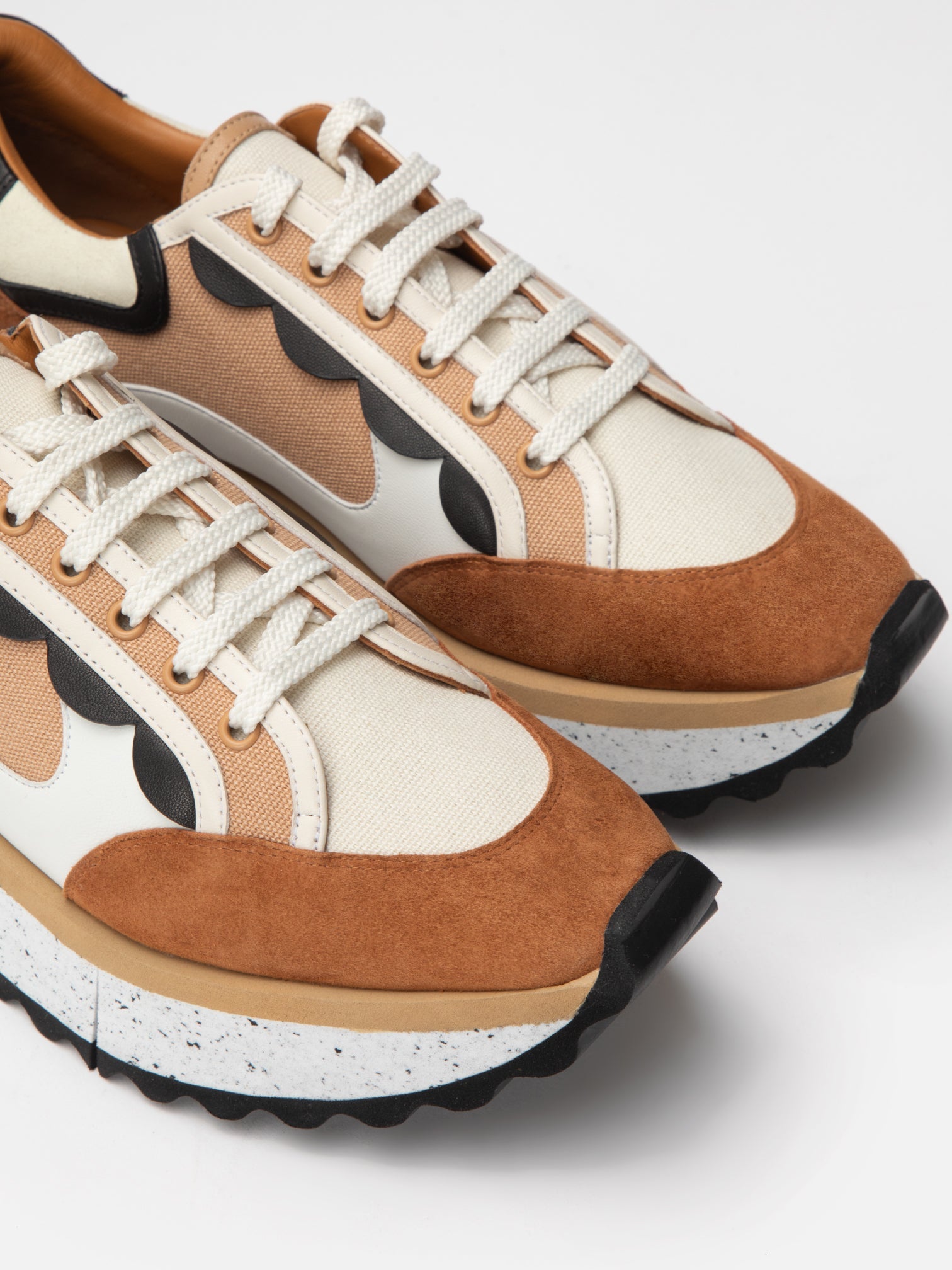 SNEAKERS - OVER, suede brown - Clergerie Paris - USA