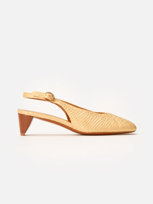 PUMPS - POP, nude snake effect - Clergerie Paris - USA