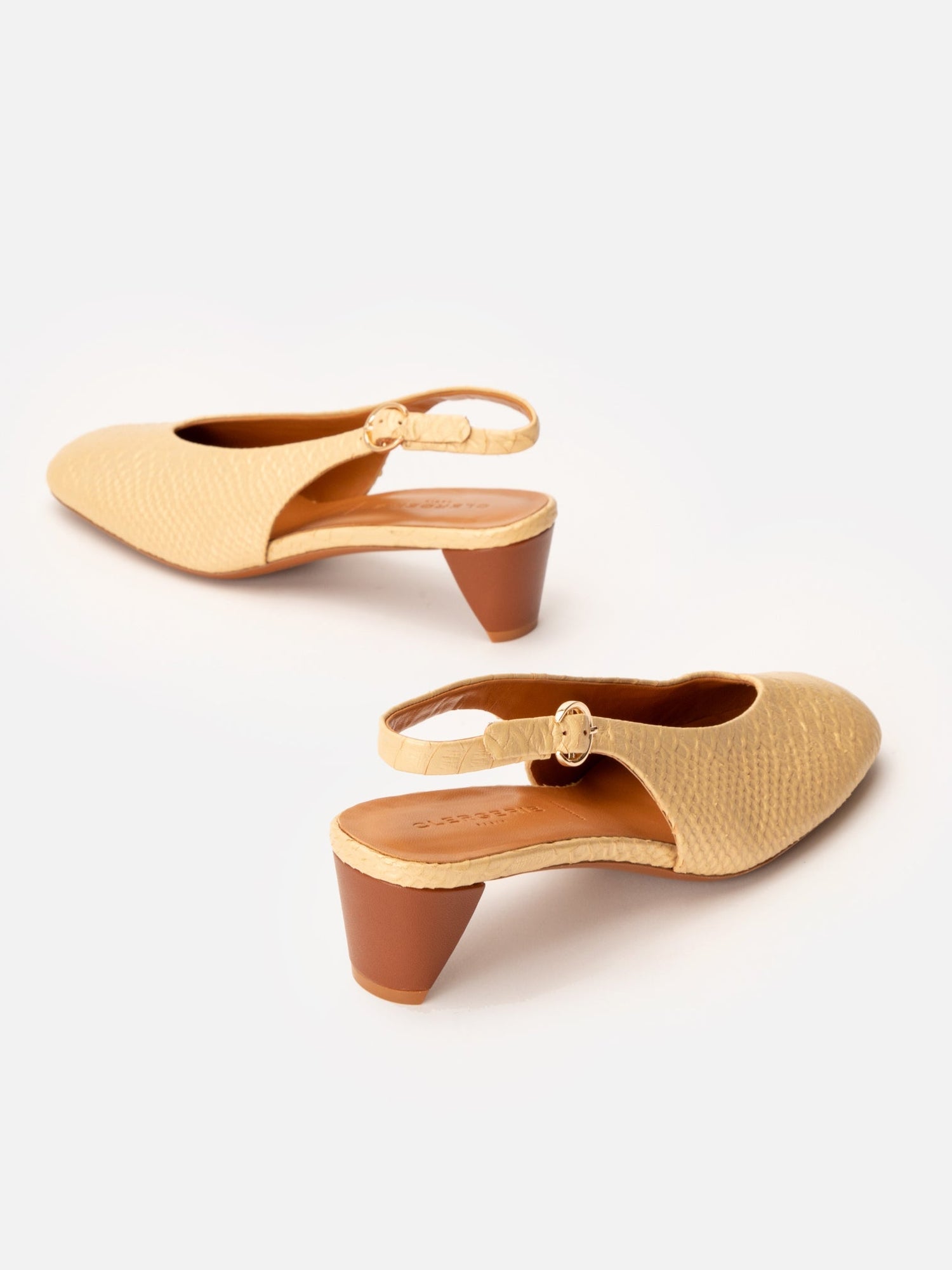 PUMPS - POP, nude snake effect - Clergerie Paris - USA