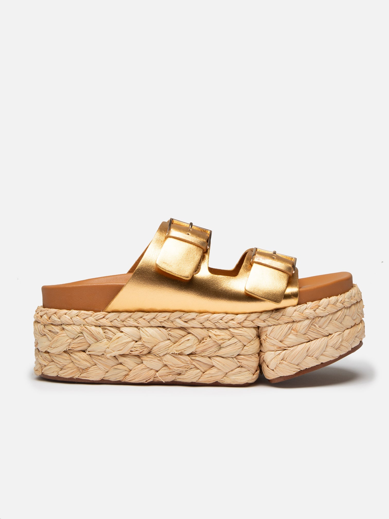 MULES - QIANA4, golden metallic - Clergerie Paris - USA