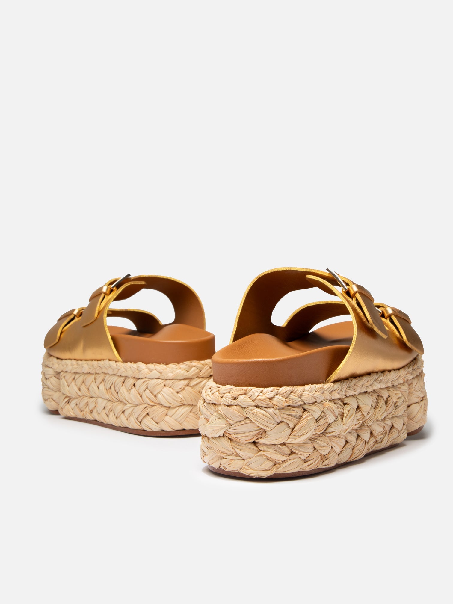 MULES - QIANA4, golden metallic - Clergerie Paris - USA