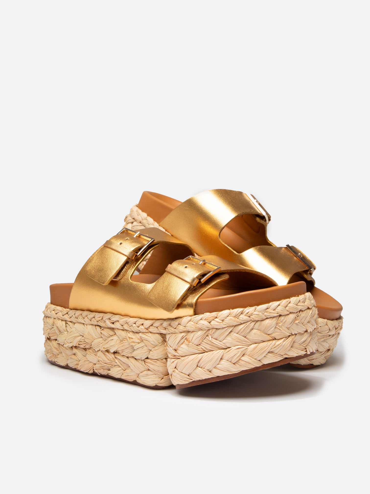 MULES - QIANA4, golden metallic - Clergerie Paris - USA