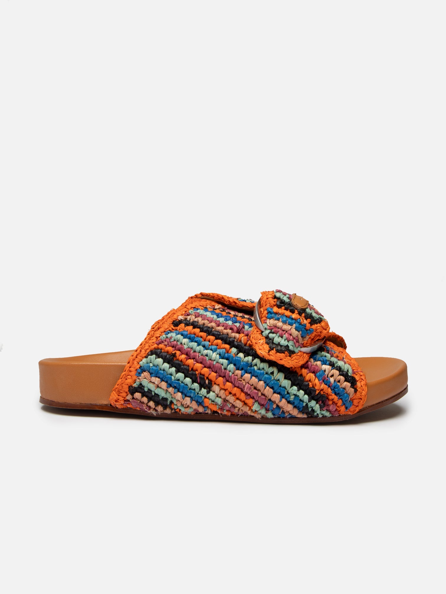 SANDALS - QUIRK, bright raffia - Clergerie Paris - USA