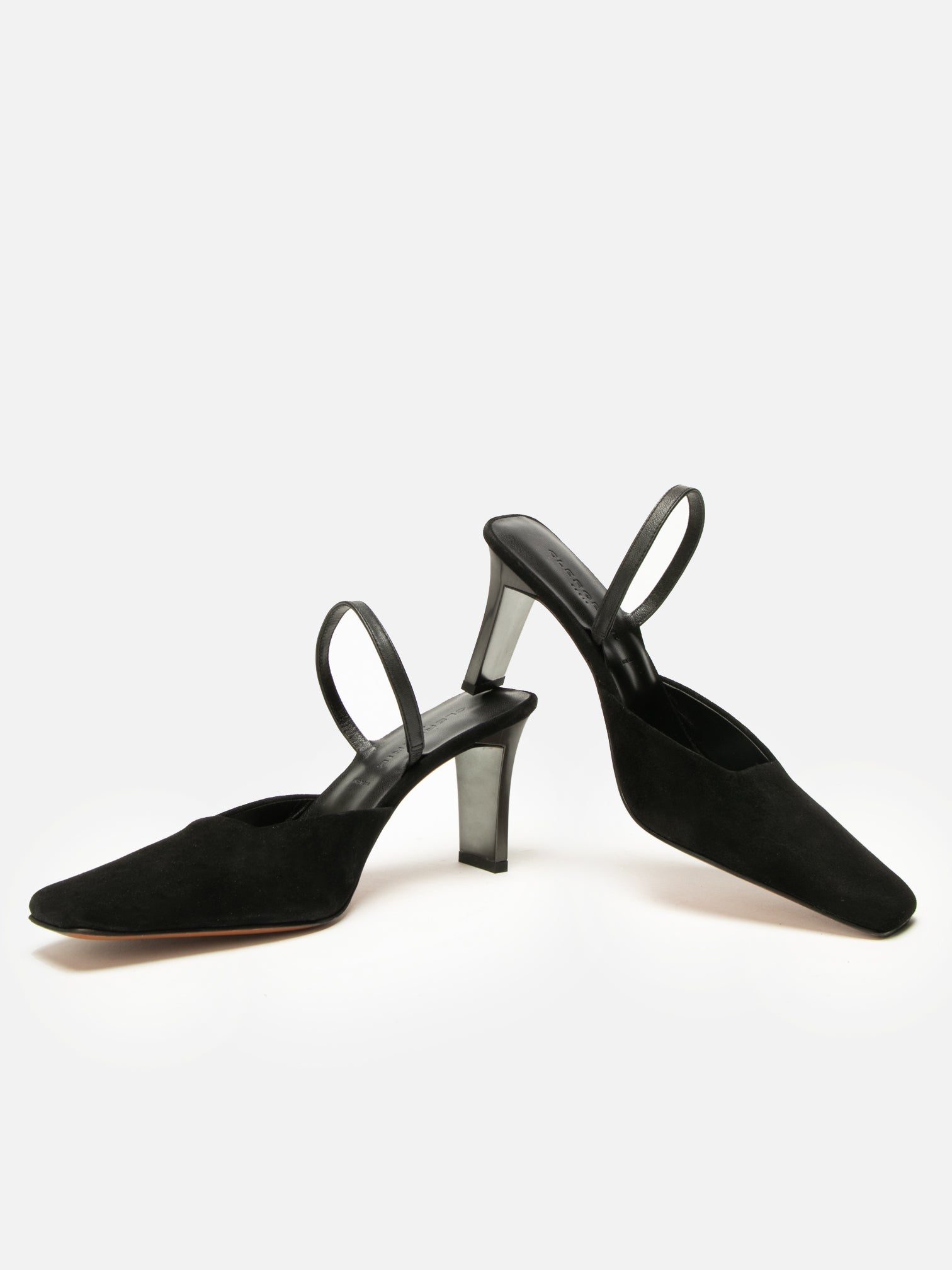 PUMPS - SABINE, suede black - Clergerie Paris - USA